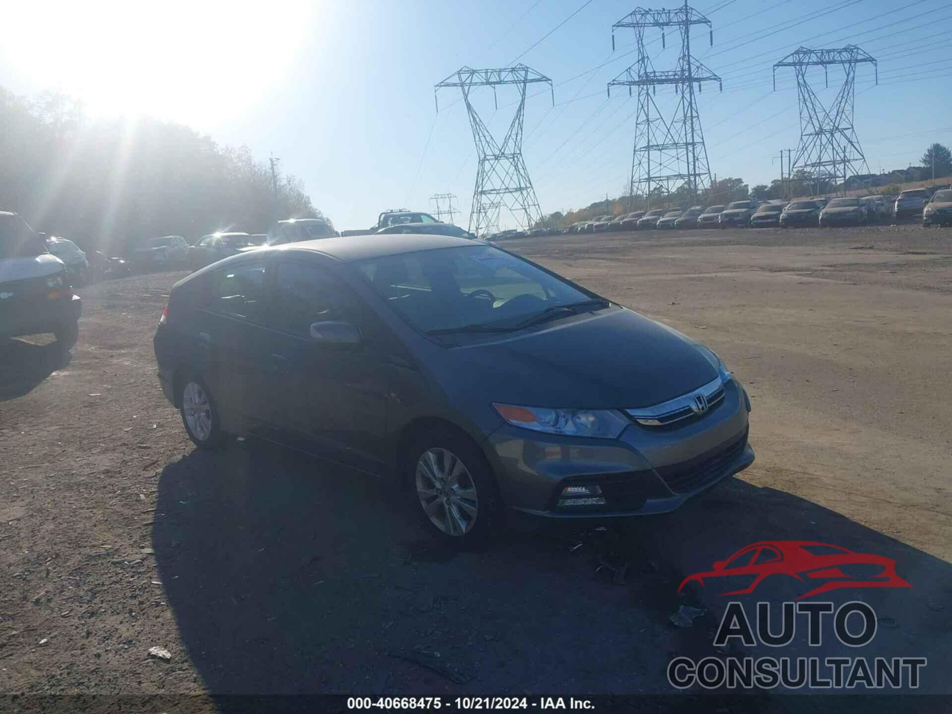 HONDA INSIGHT 2012 - JHMZE2H70CS004787
