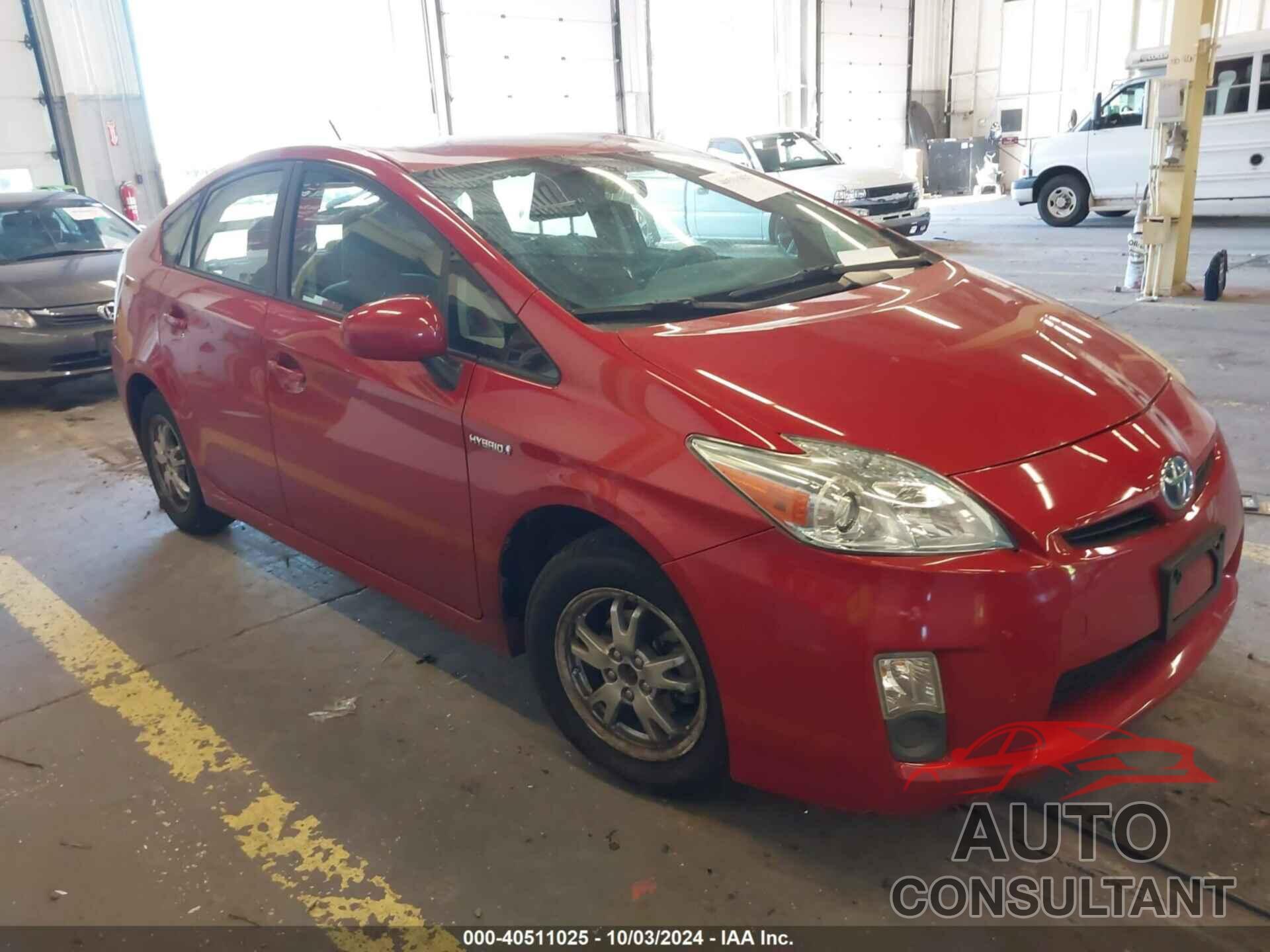 TOYOTA PRIUS 2010 - JTDKN3DU7A0166235