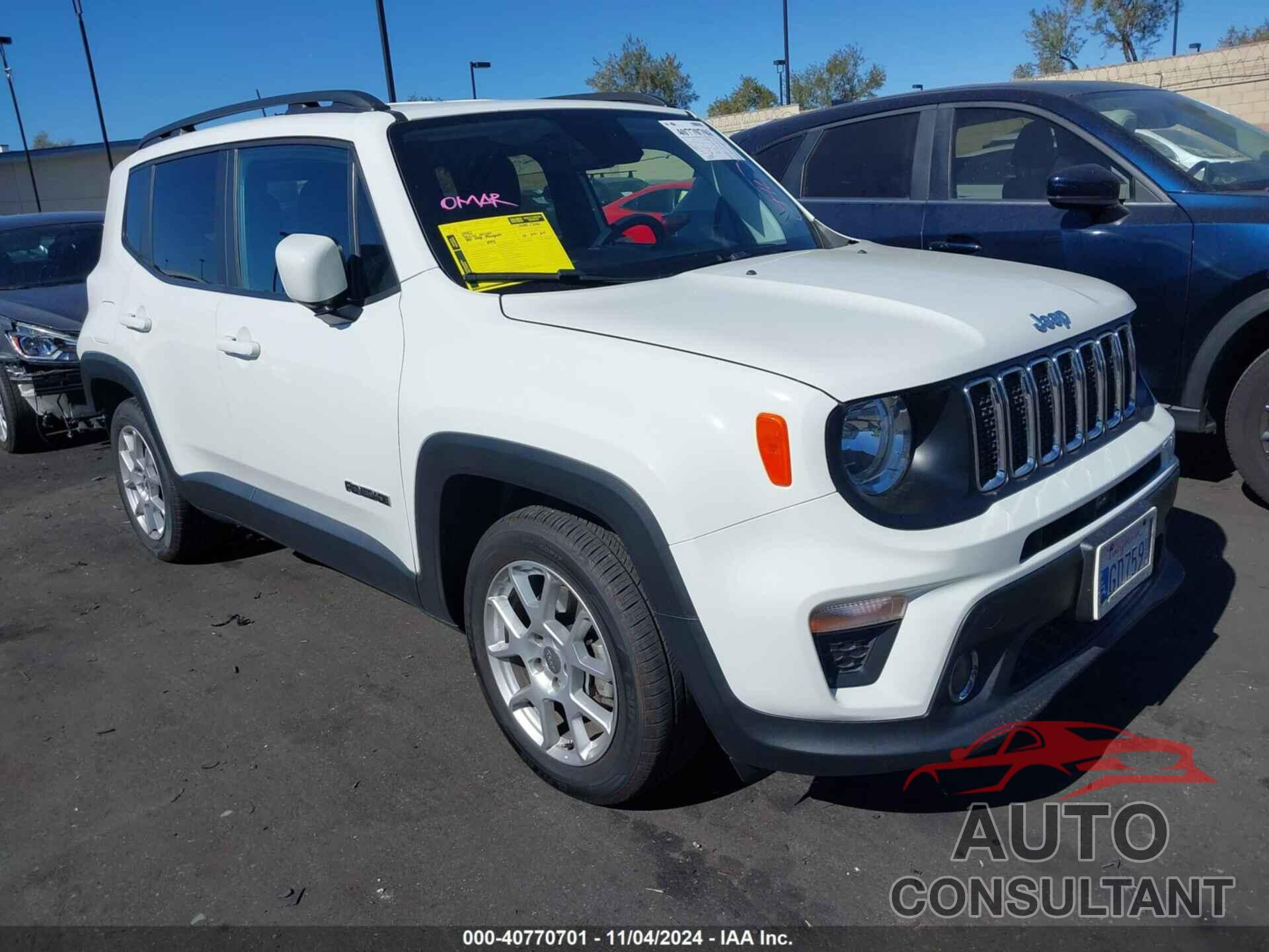 JEEP RENEGADE 2020 - ZACNJABB3LPL34445