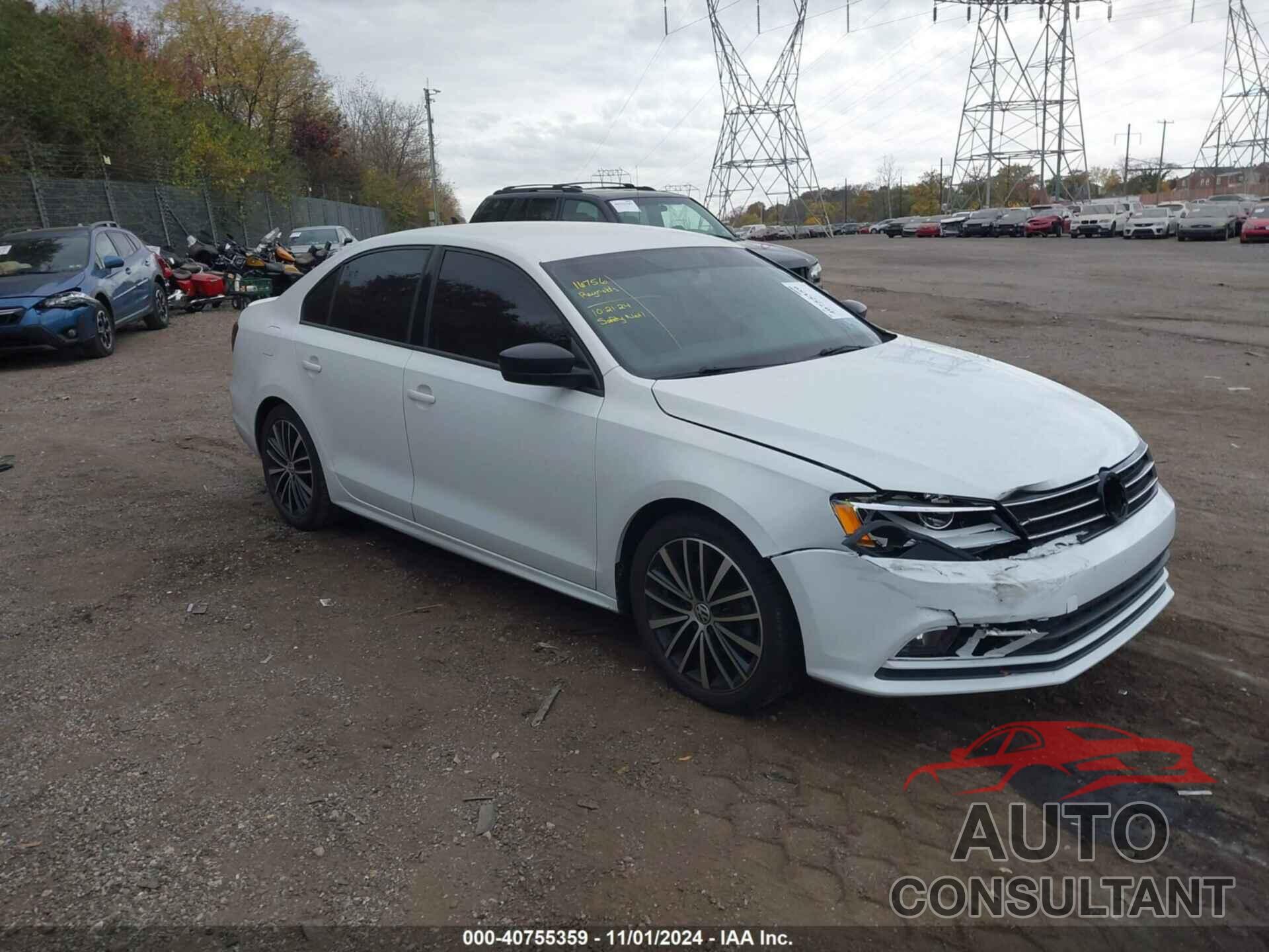 VOLKSWAGEN JETTA 2016 - 3VWD17AJXGM308845