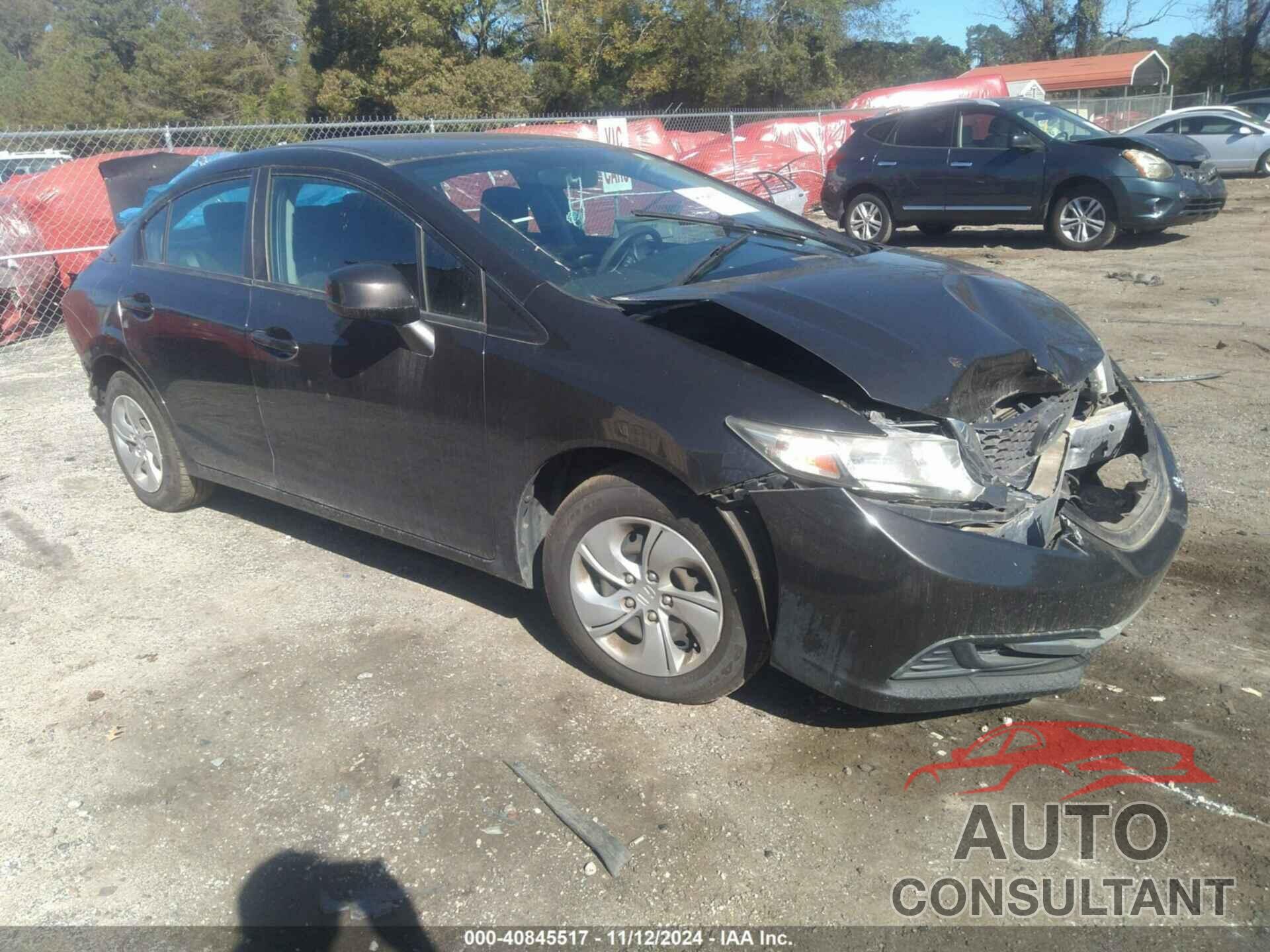 HONDA CIVIC 2013 - 2HGFB2F52DH578011