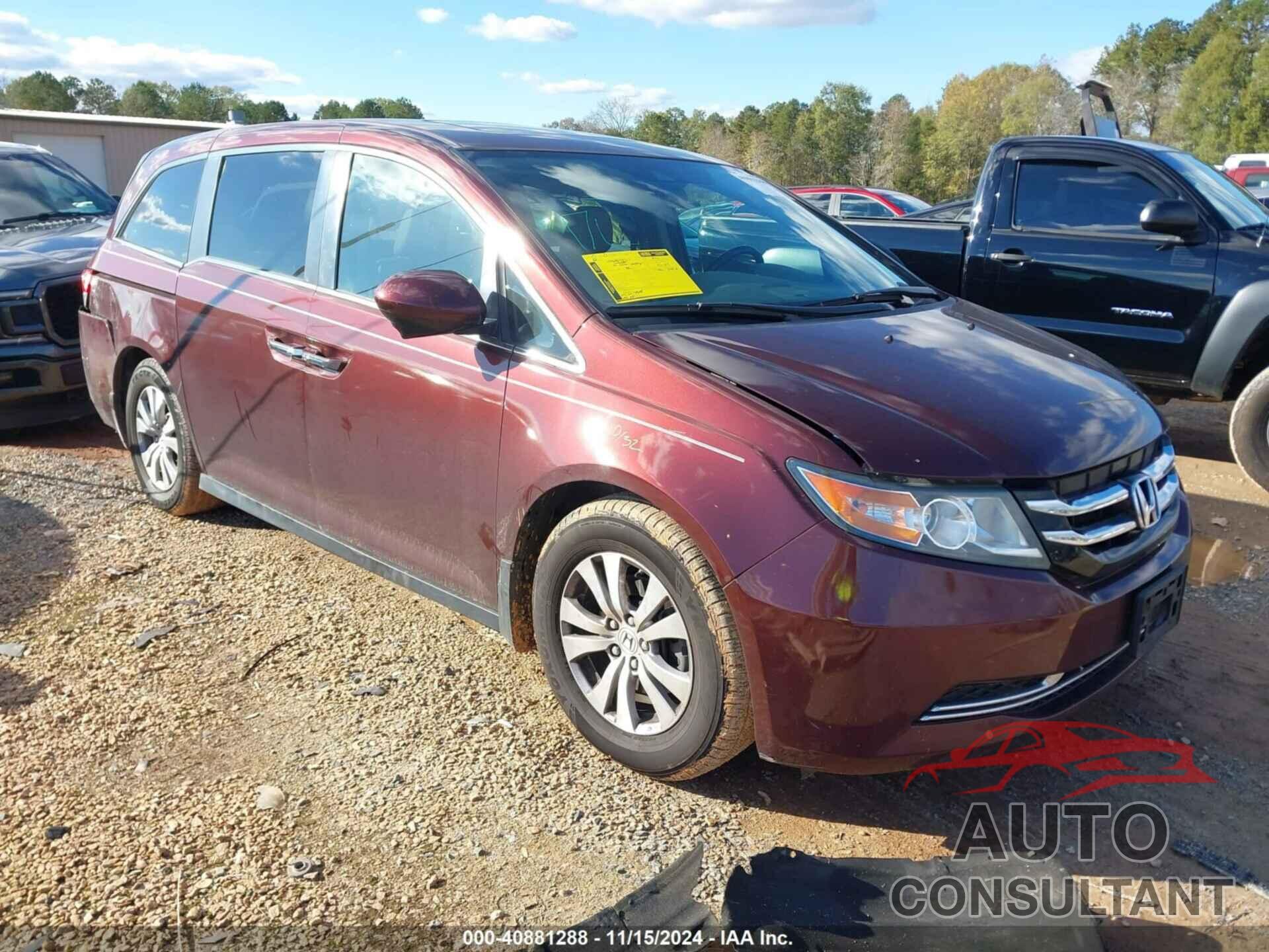 HONDA ODYSSEY 2016 - 5FNRL5H62GB072401