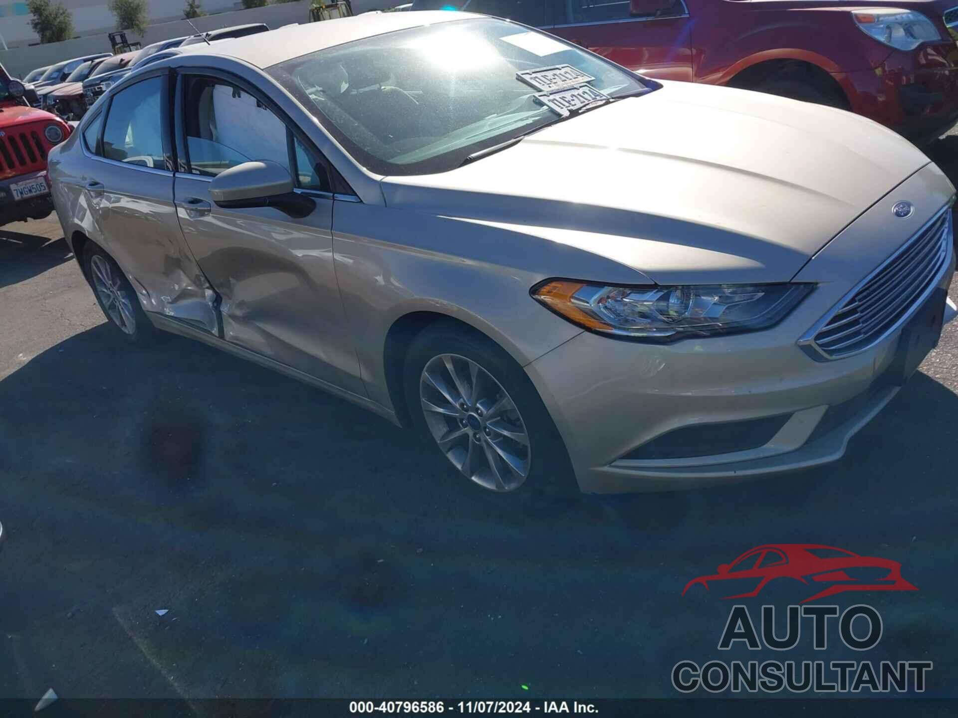 FORD FUSION 2017 - 3FA6P0H78HR150530