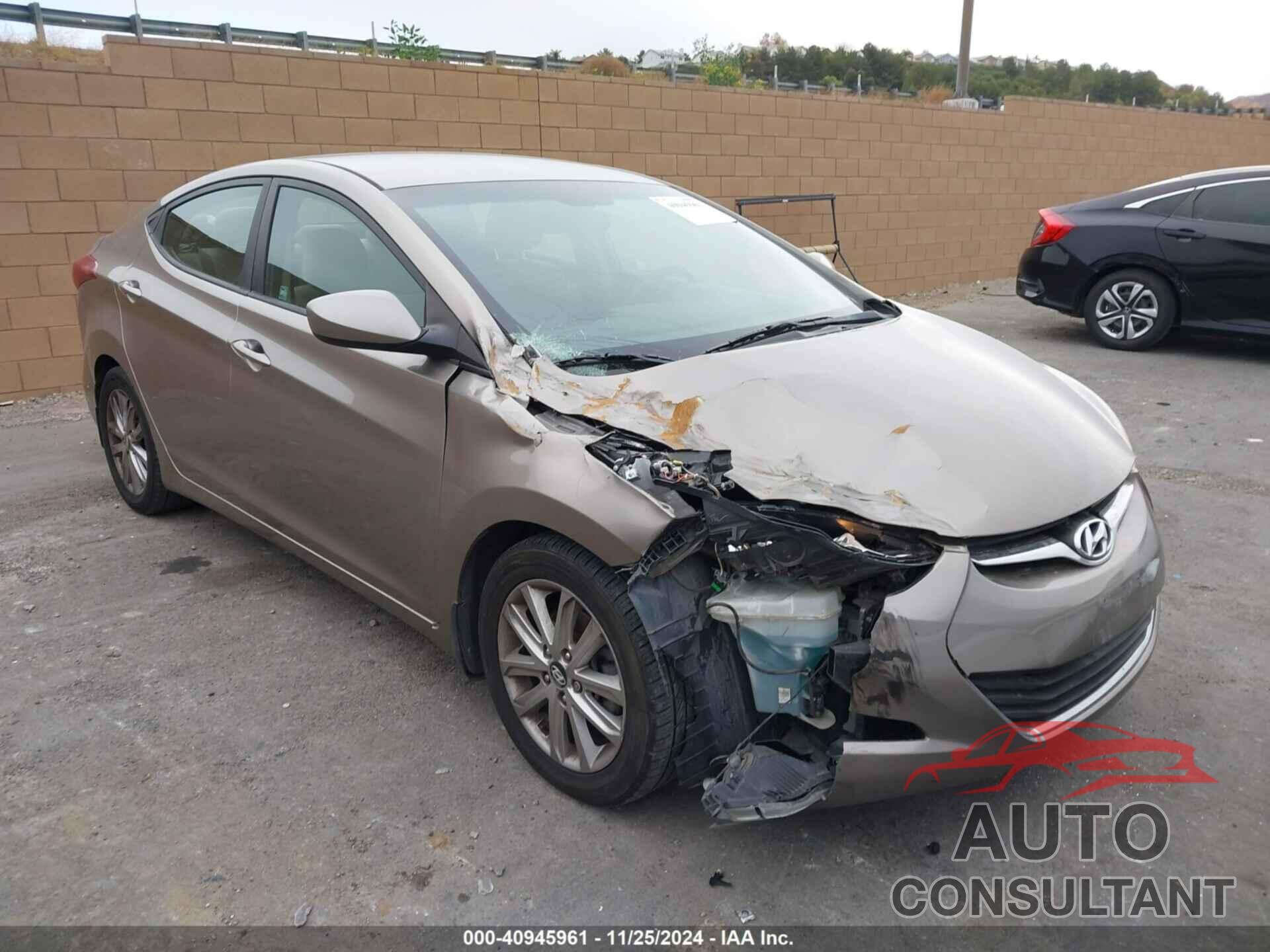 HYUNDAI ELANTRA 2014 - 5NPDH4AE2EH535126