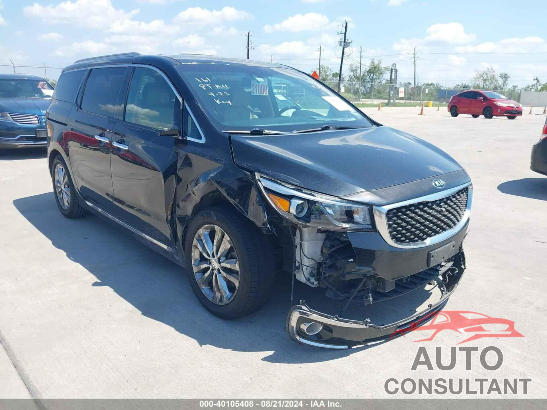 KIA SEDONA 2016 - KNDME5C12G6160540