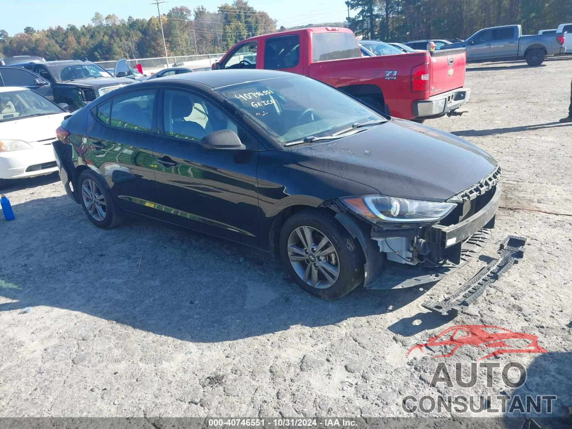 HYUNDAI ELANTRA 2018 - 5NPD84LF4JH400911