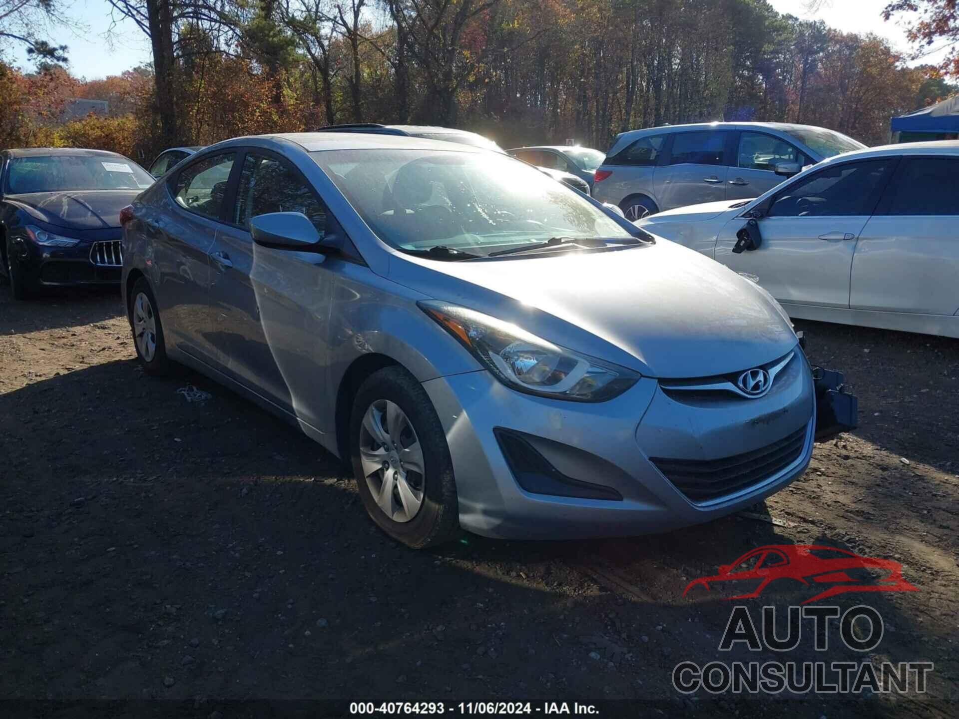 HYUNDAI ELANTRA 2016 - 5NPDH4AE8GH754367