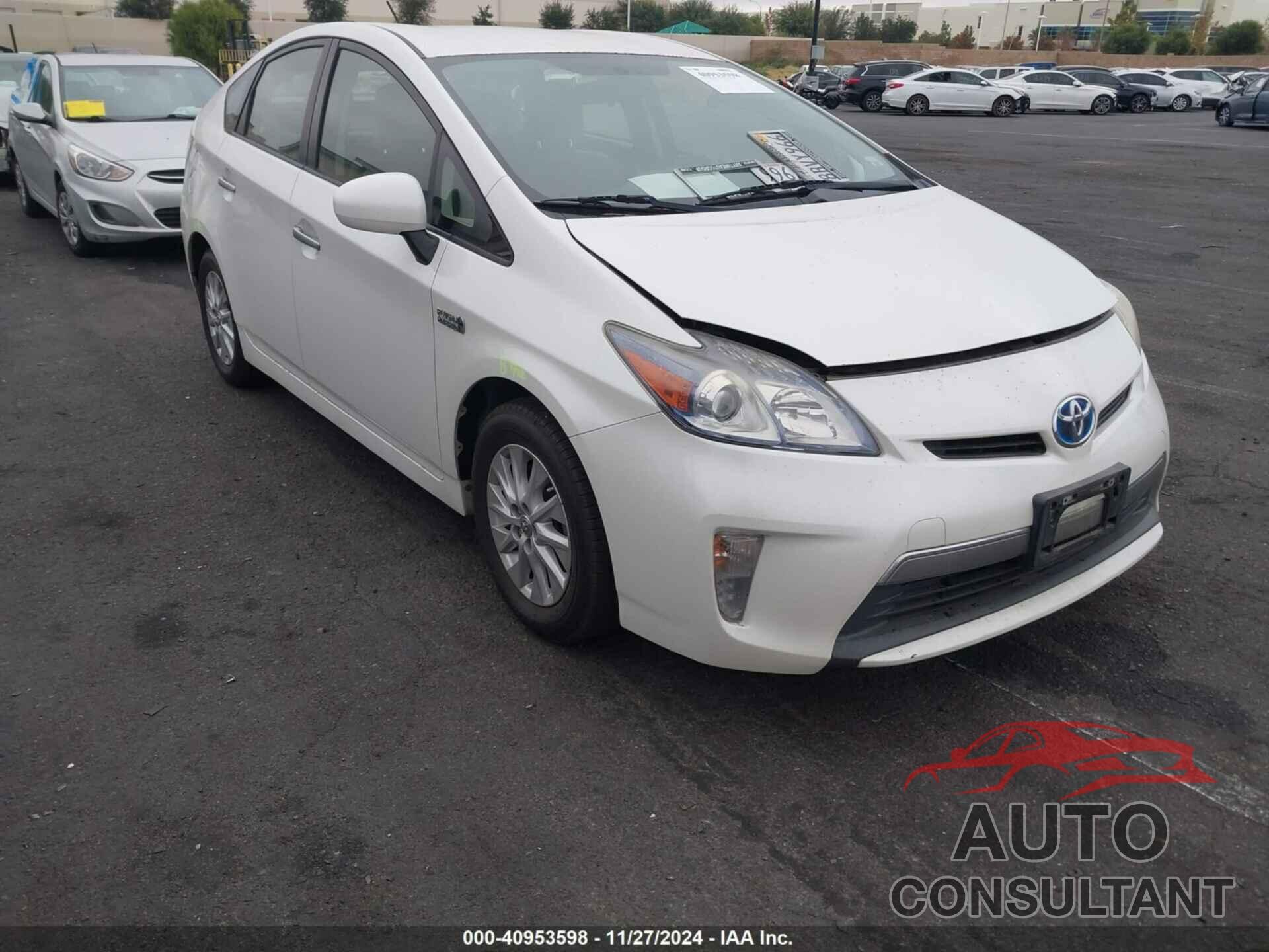 TOYOTA PRIUS PLUG-IN 2013 - JTDKN3DP5D3042073