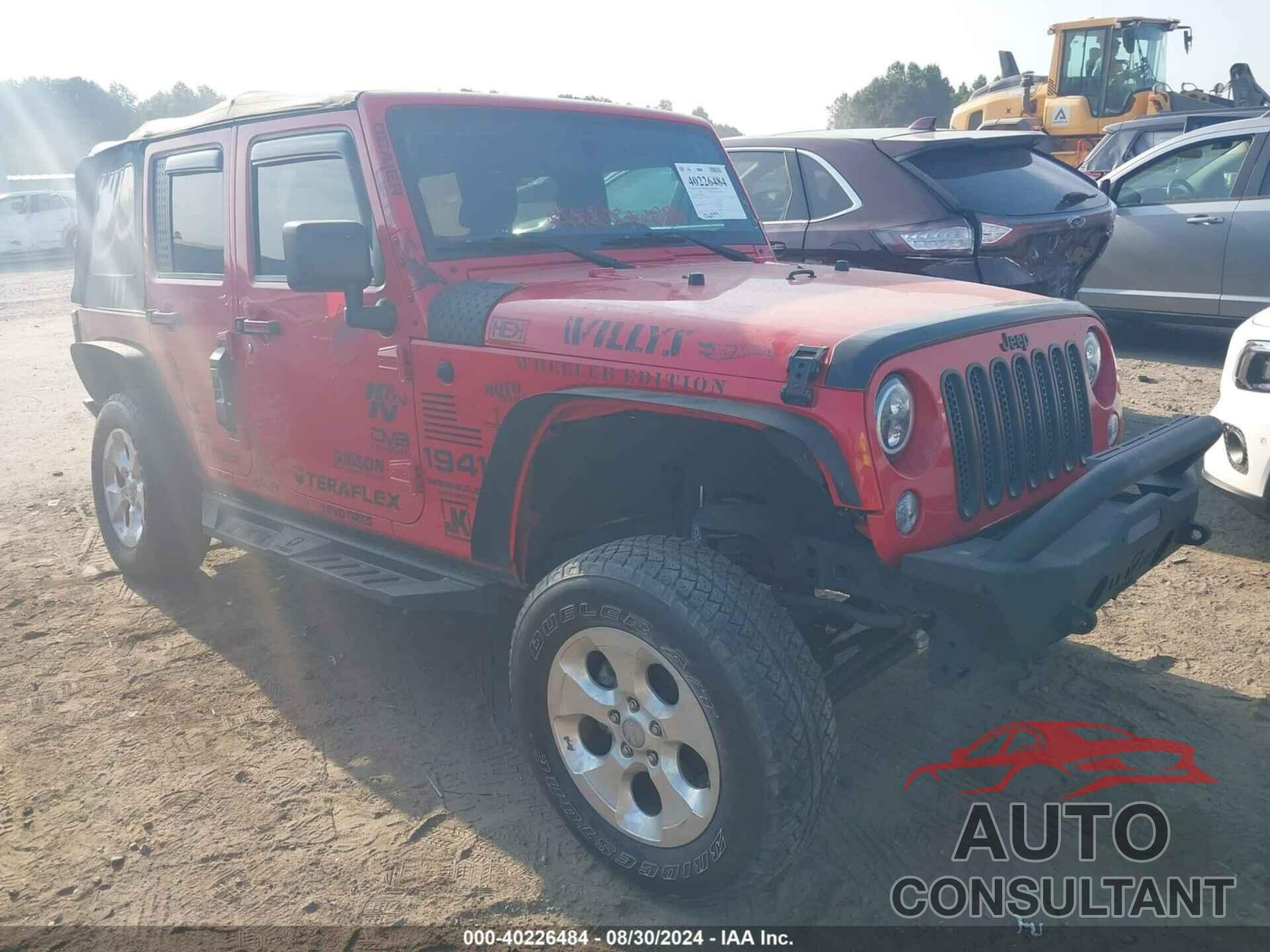 JEEP WRANGLER UNLIMITED 2017 - 1C4BJWDG7HL530914