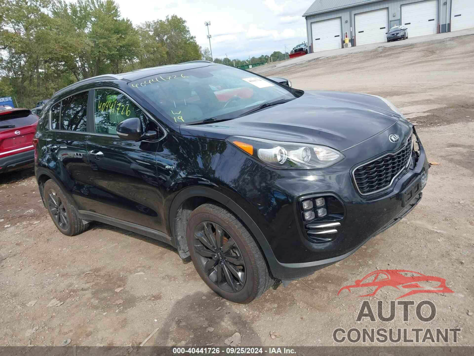 KIA SPORTAGE 2018 - KNDPNCAC6J7399385