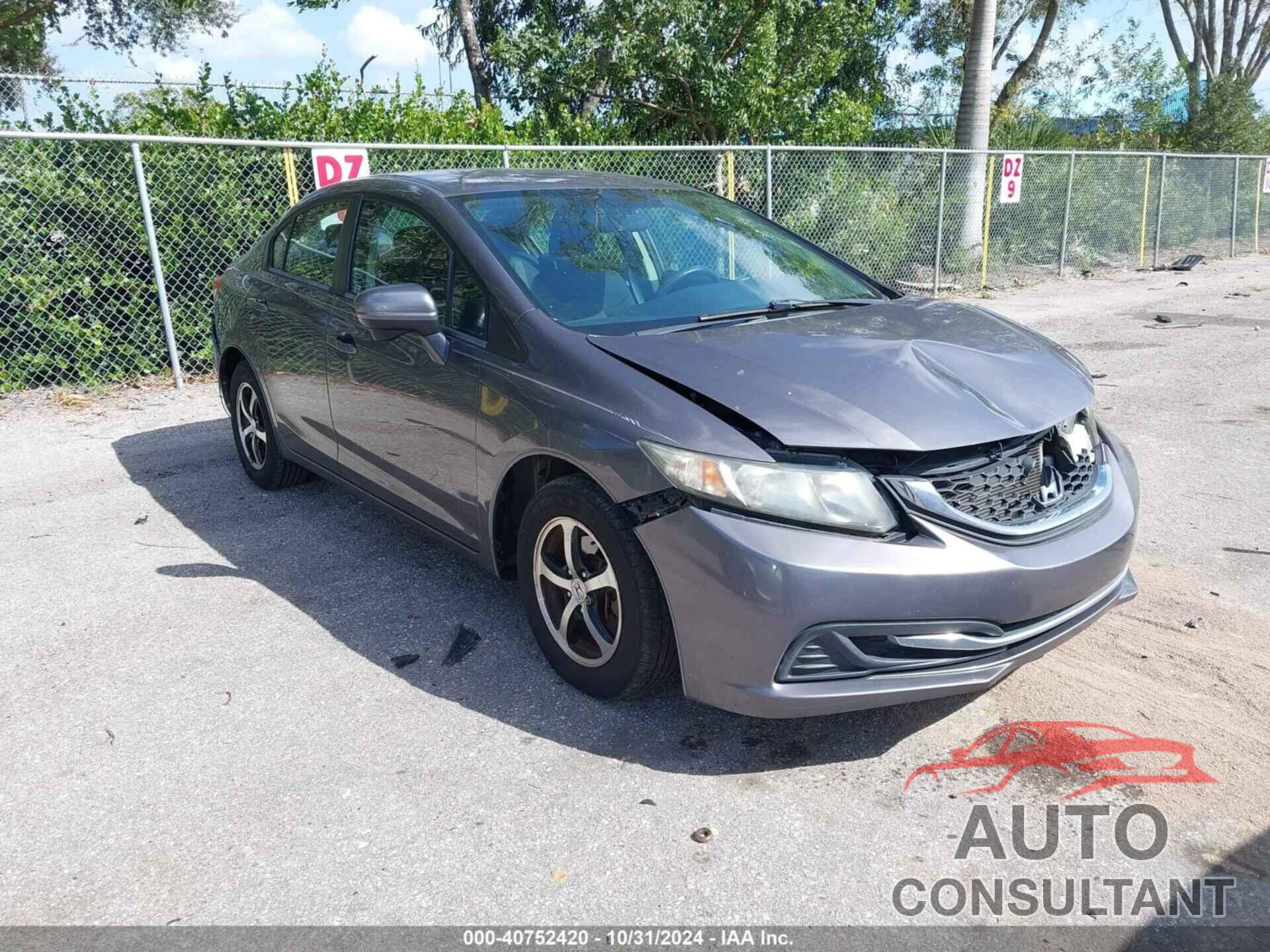 HONDA CIVIC 2015 - 19XFB2F7XFE087555