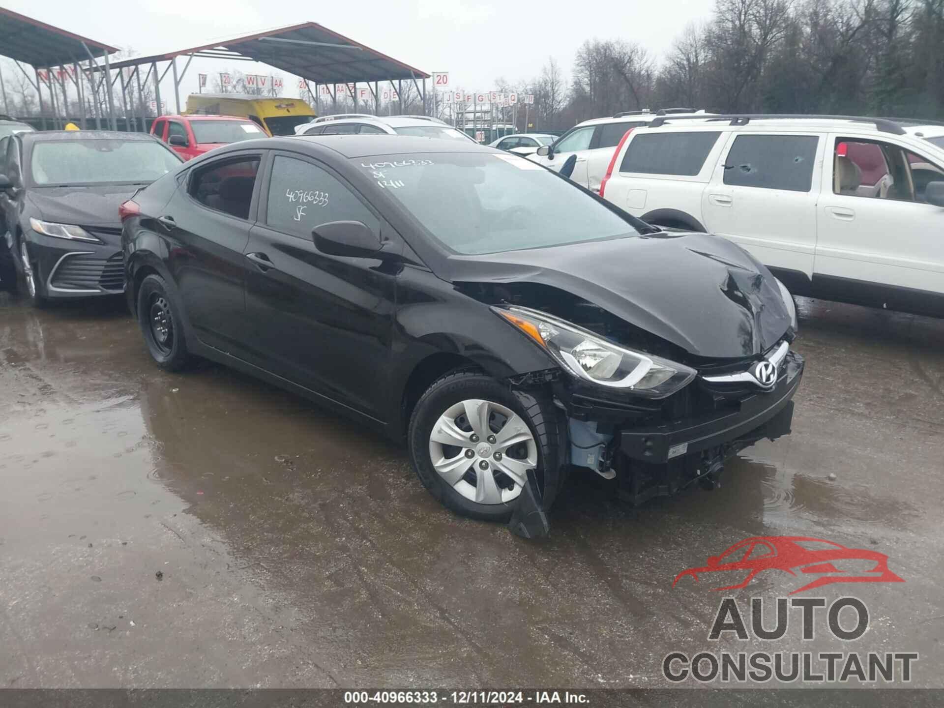 HYUNDAI ELANTRA 2016 - 5NPDH4AE6GH750012