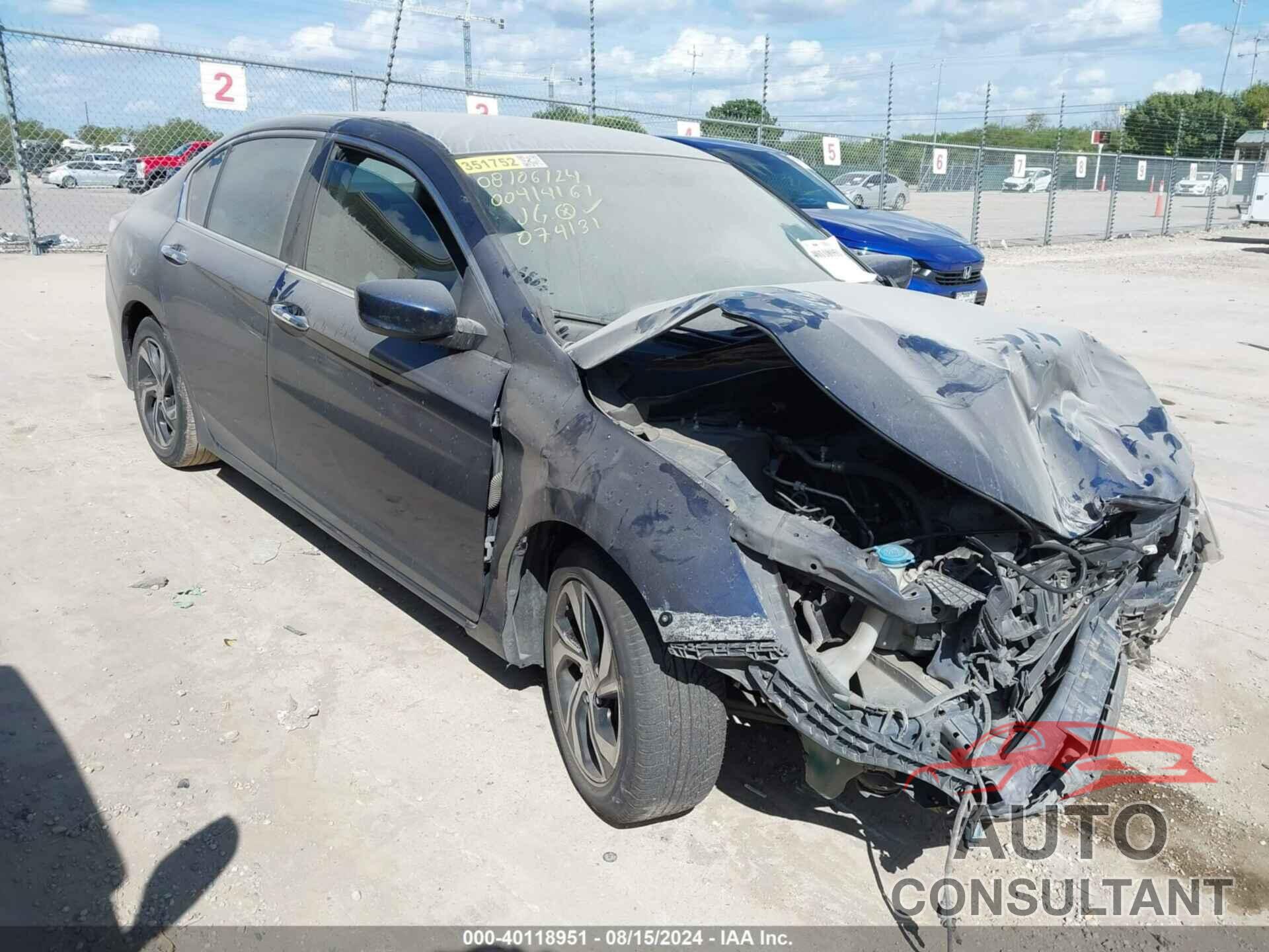 HONDA ACCORD 2016 - 1HGCR2F31GA074131