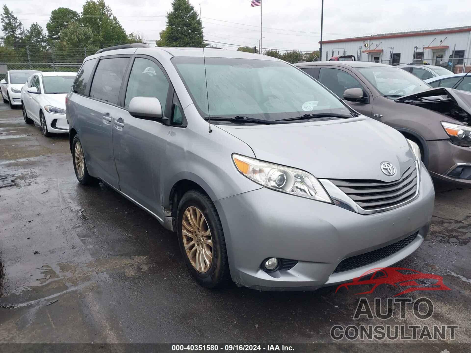 TOYOTA SIENNA 2012 - 5TDYK3DC6CS243008