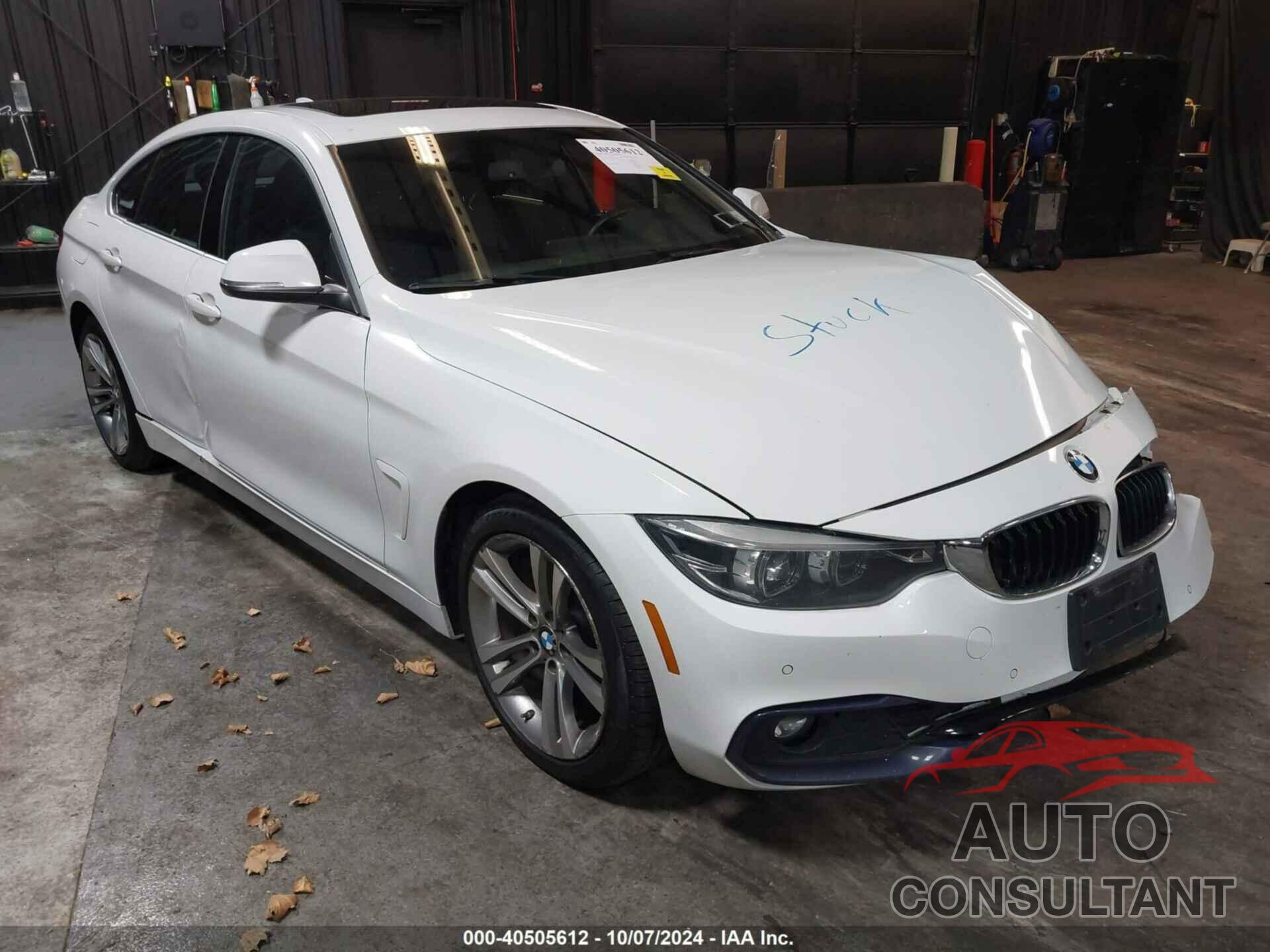 BMW 430I GRAN COUPE 2018 - WBA4J3C56JBG95470