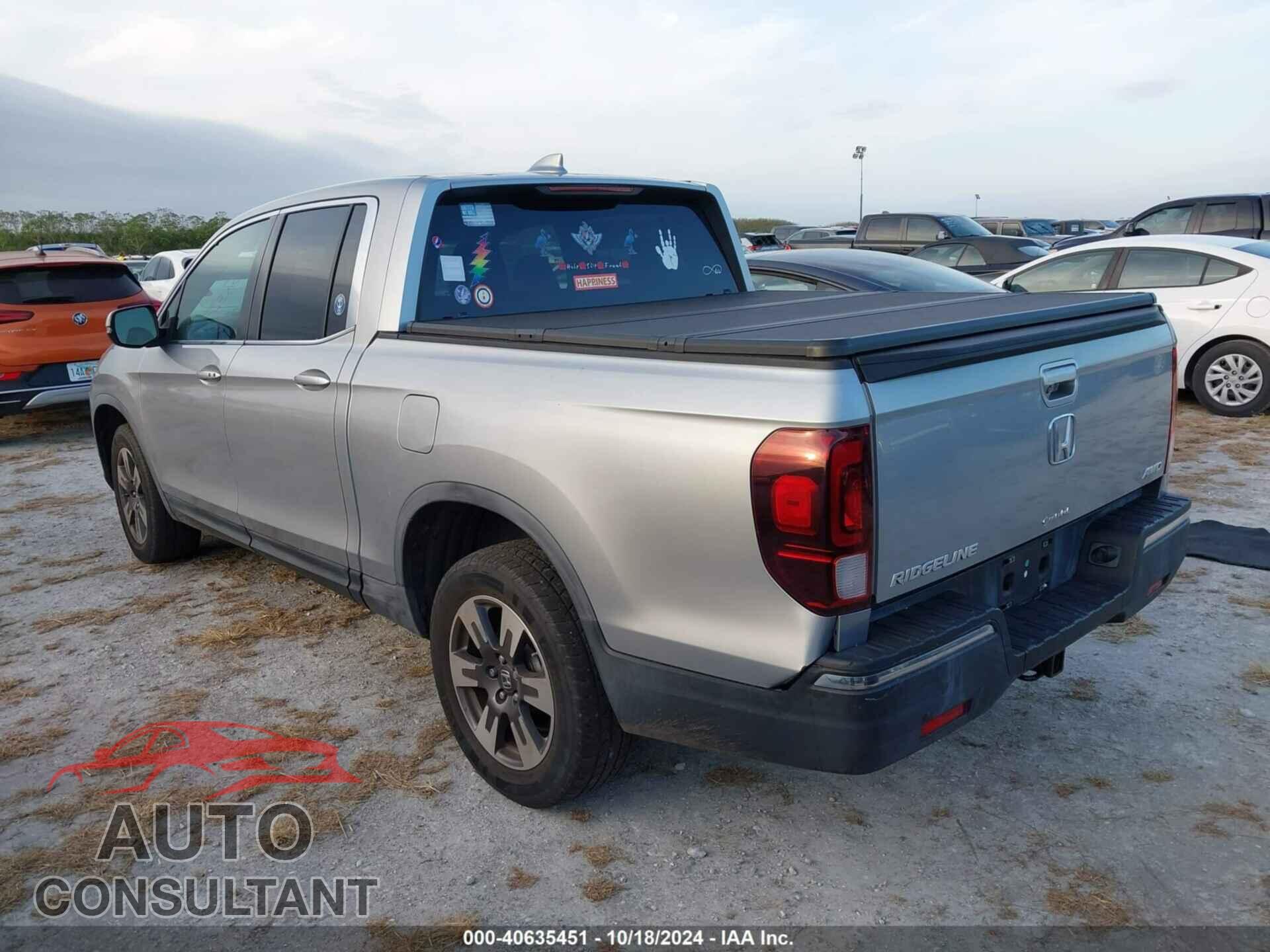 HONDA RIDGELINE 2017 - 5FPYK3F60HB011014