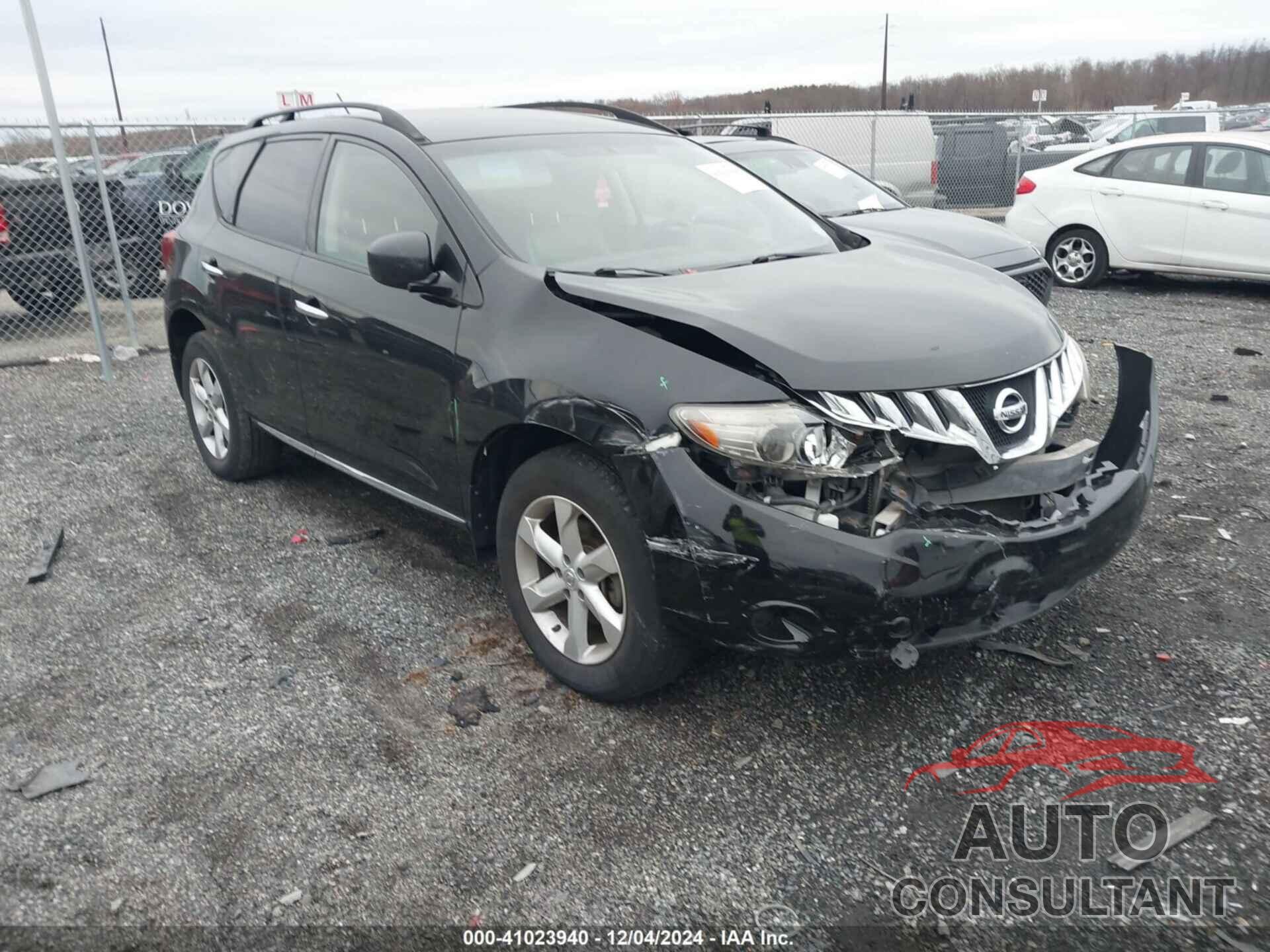 NISSAN MURANO 2009 - JN8AZ18W39W126375