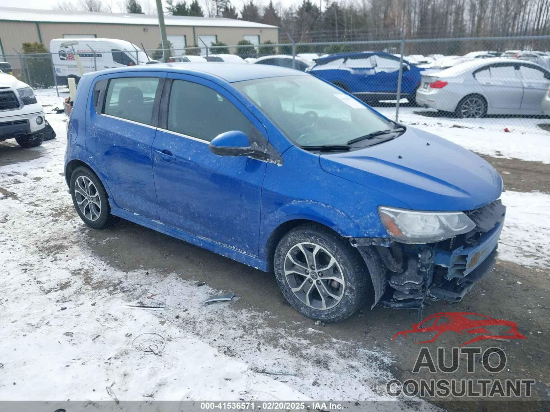 CHEVROLET SONIC 2018 - 1G1JD6SH3J4140044