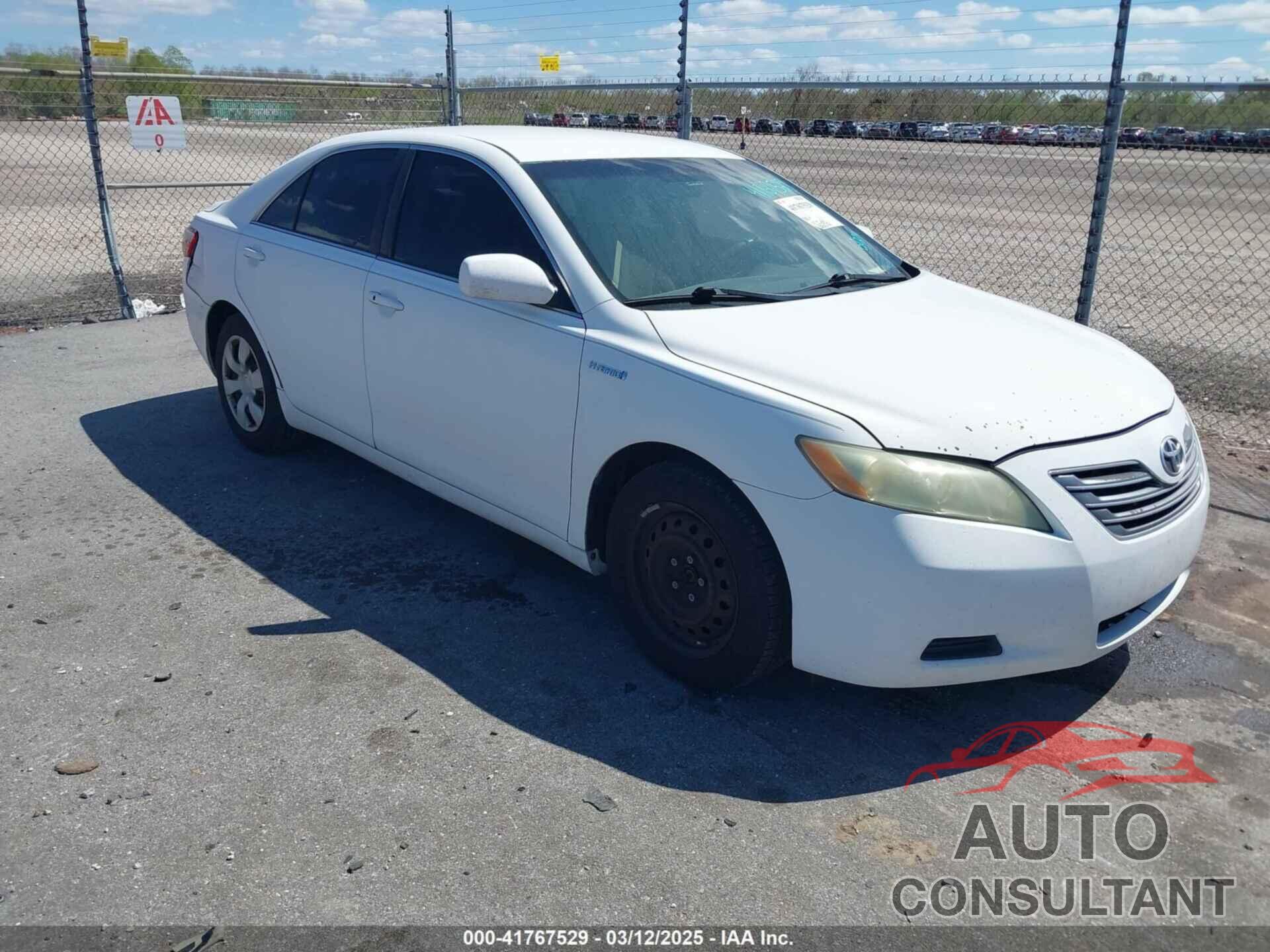 TOYOTA CAMRY HYBRID 2009 - 4T1BB46K49U068645