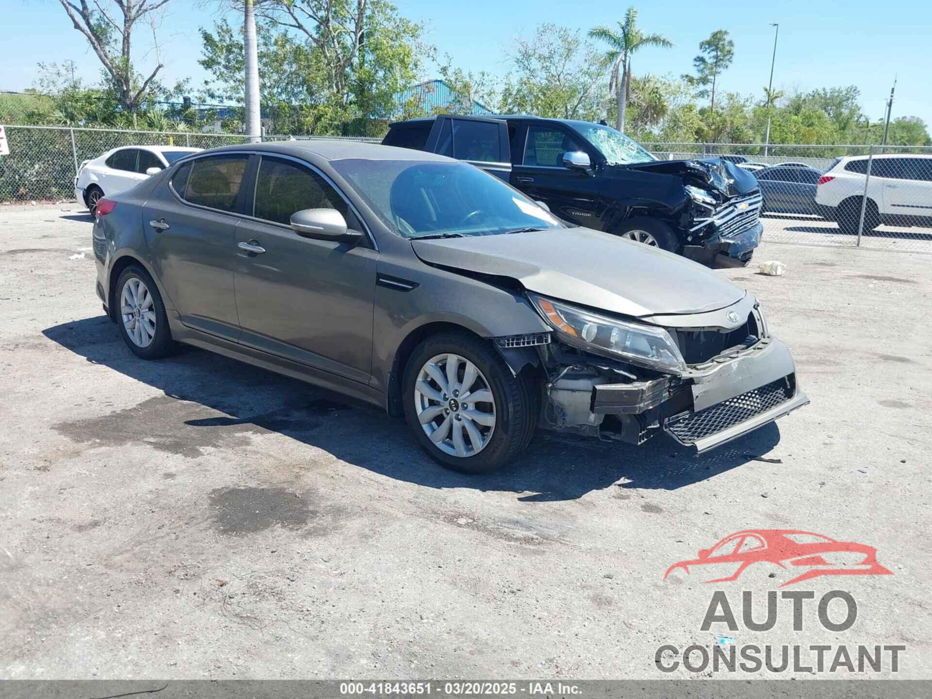 KIA OPTIMA 2015 - 5XXGN4A73FG413136
