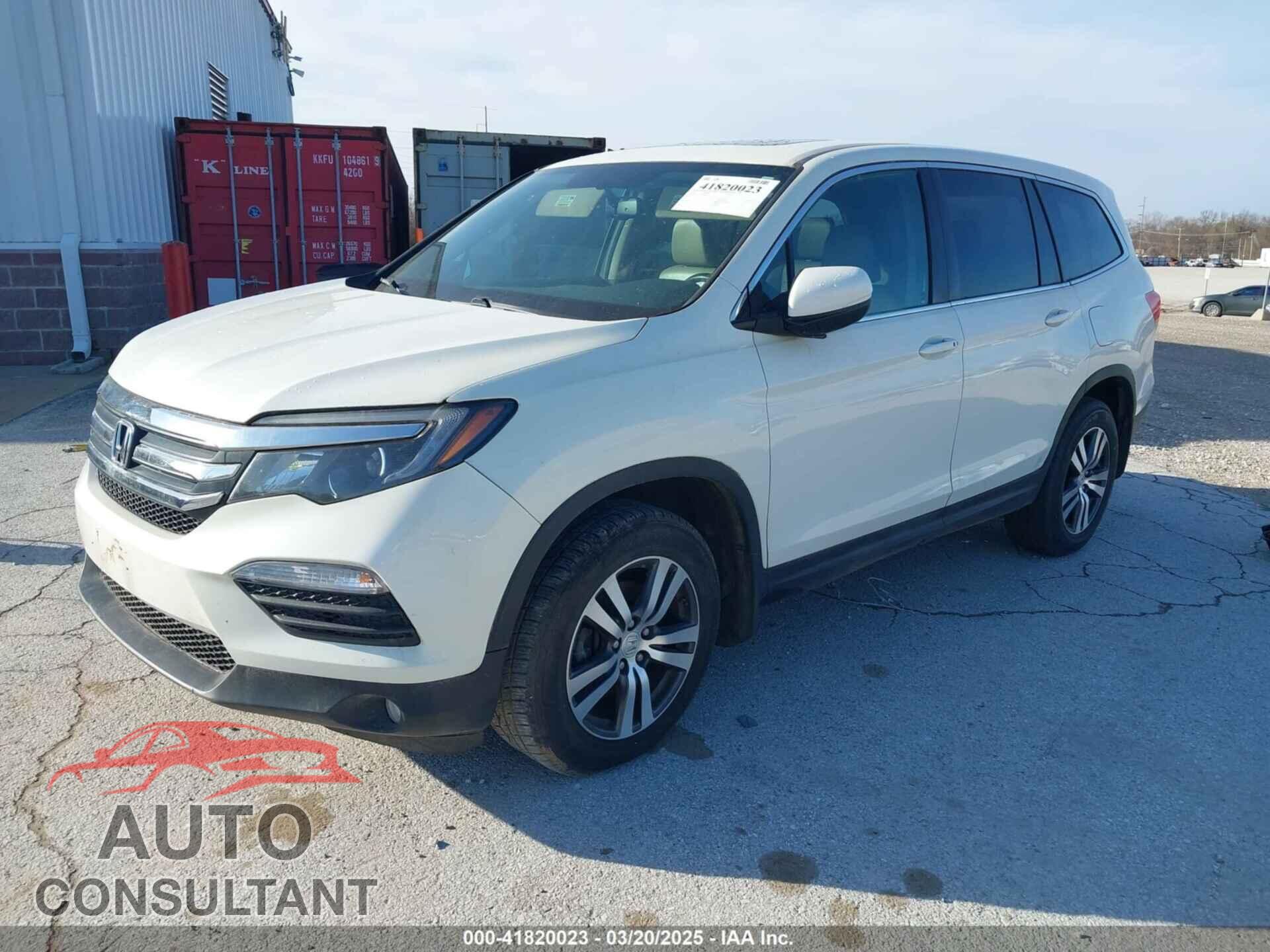 HONDA PILOT 2016 - 5FNYF5H5XGB016152