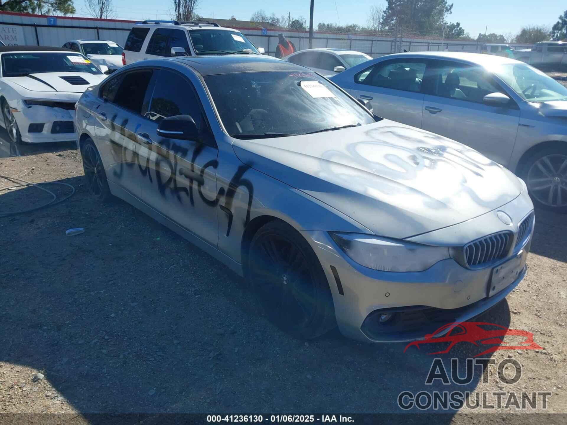 BMW 430I GRAN COUPE 2018 - WBA4J1C51JBG75793