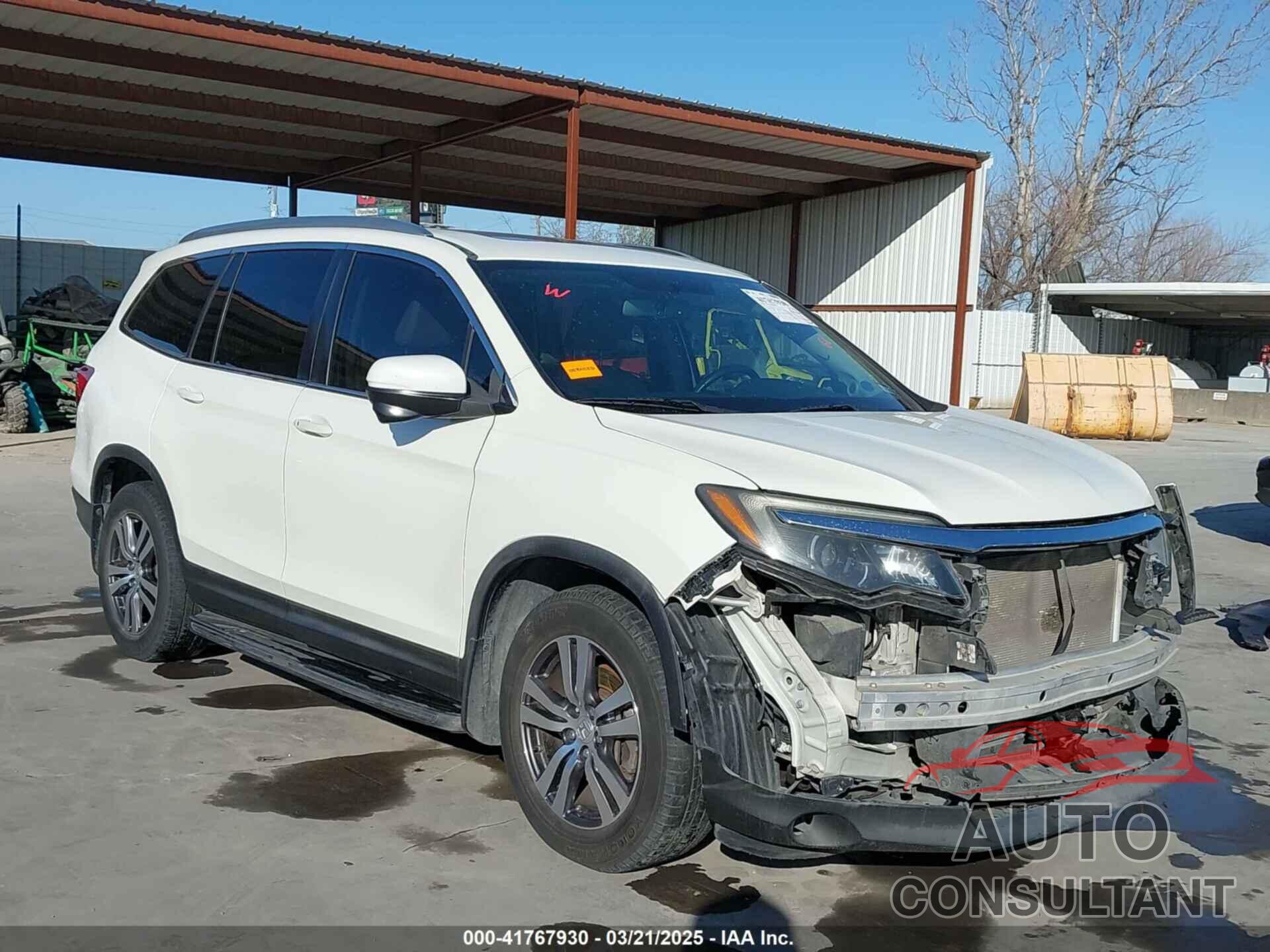 HONDA PILOT 2016 - 5FNYF6H50GB031961