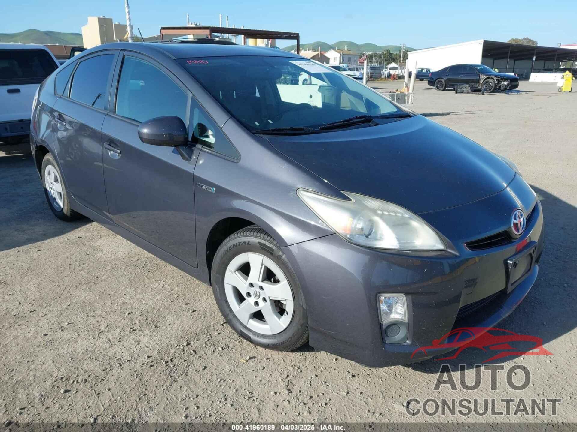 TOYOTA PRIUS 2010 - JTDKN3DU6A0069611