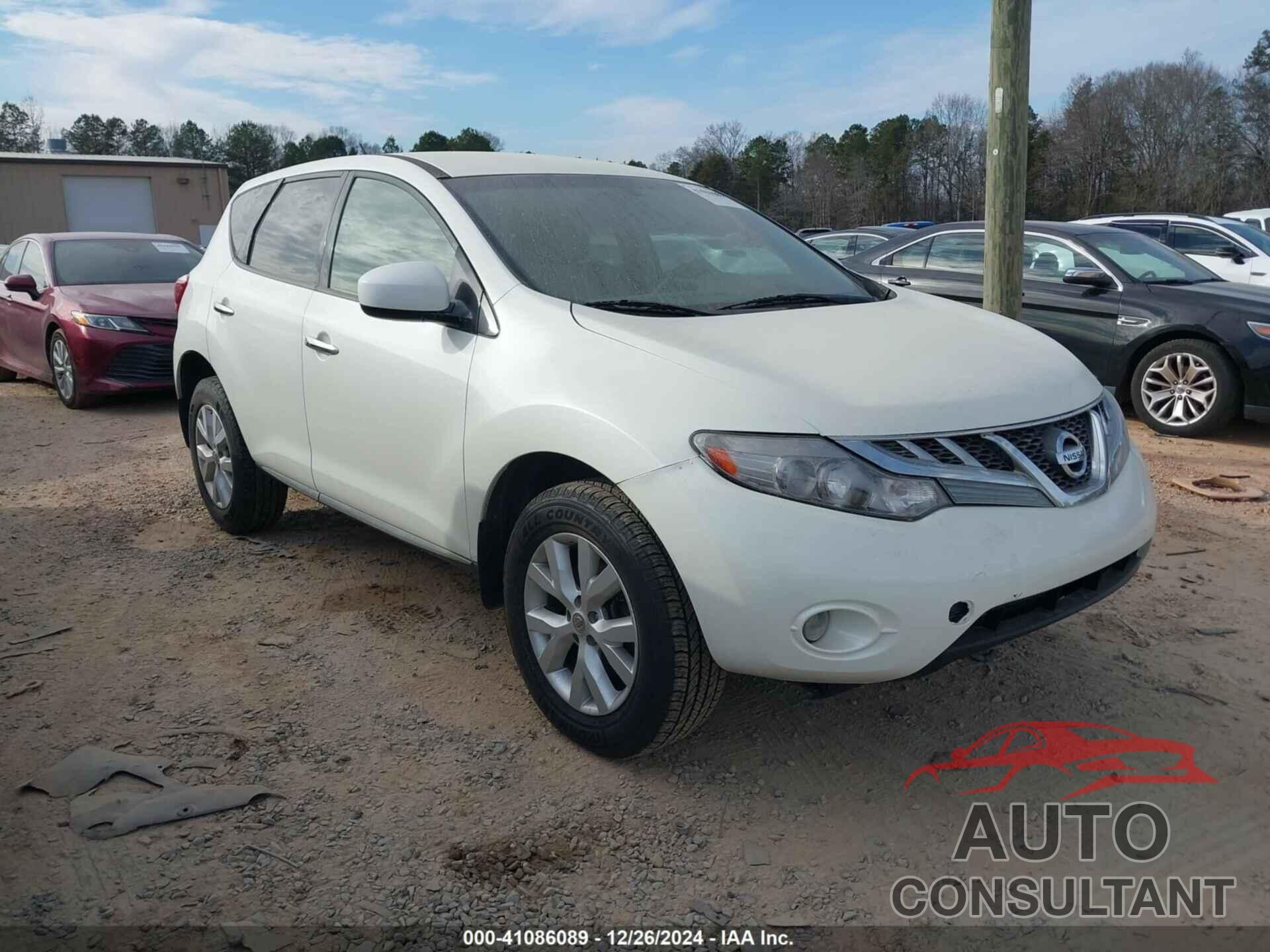 NISSAN MURANO 2012 - JN8AZ1MW7CW202970