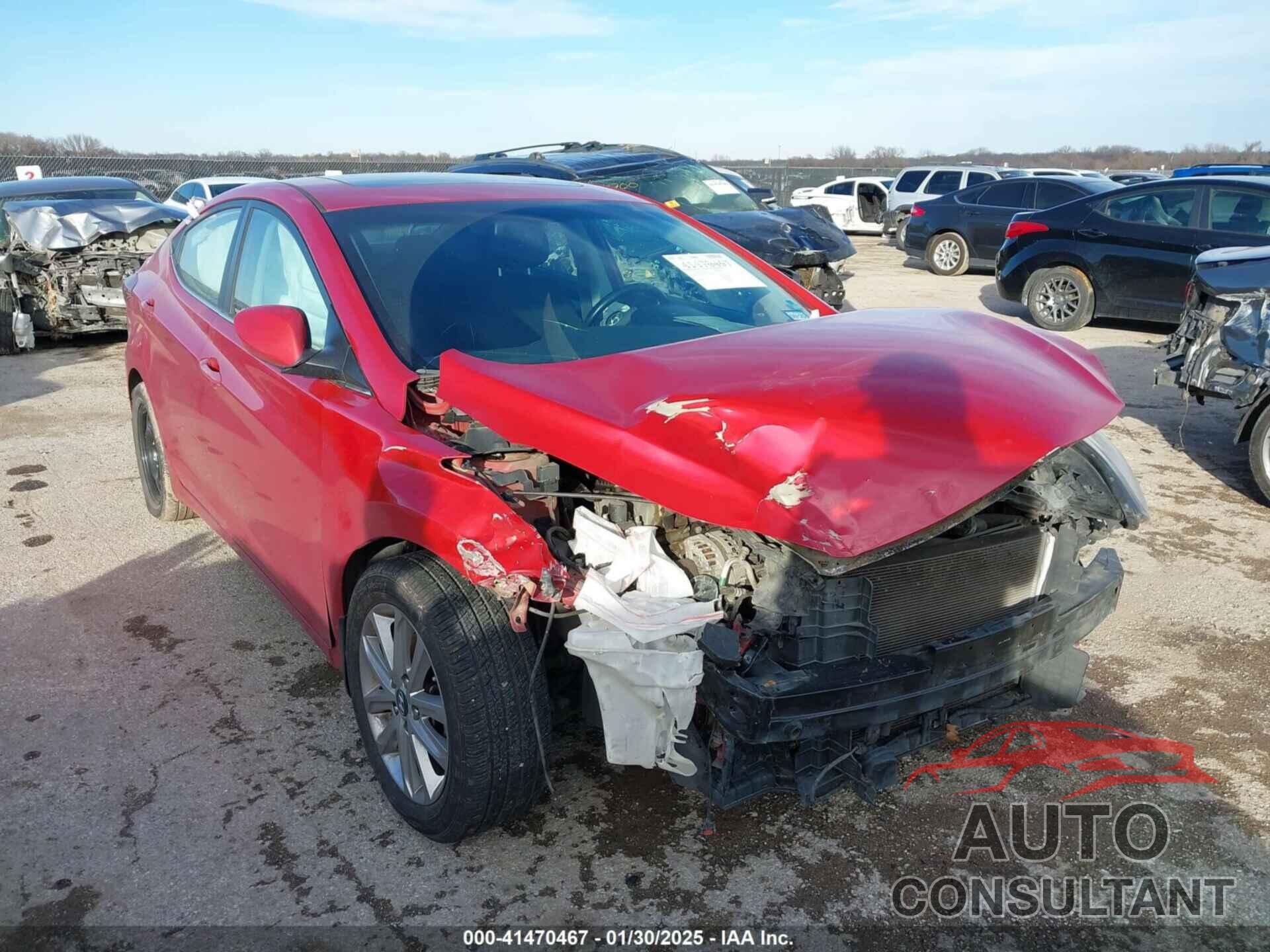 HYUNDAI ELANTRA 2015 - KMHDH4AE6FU304930
