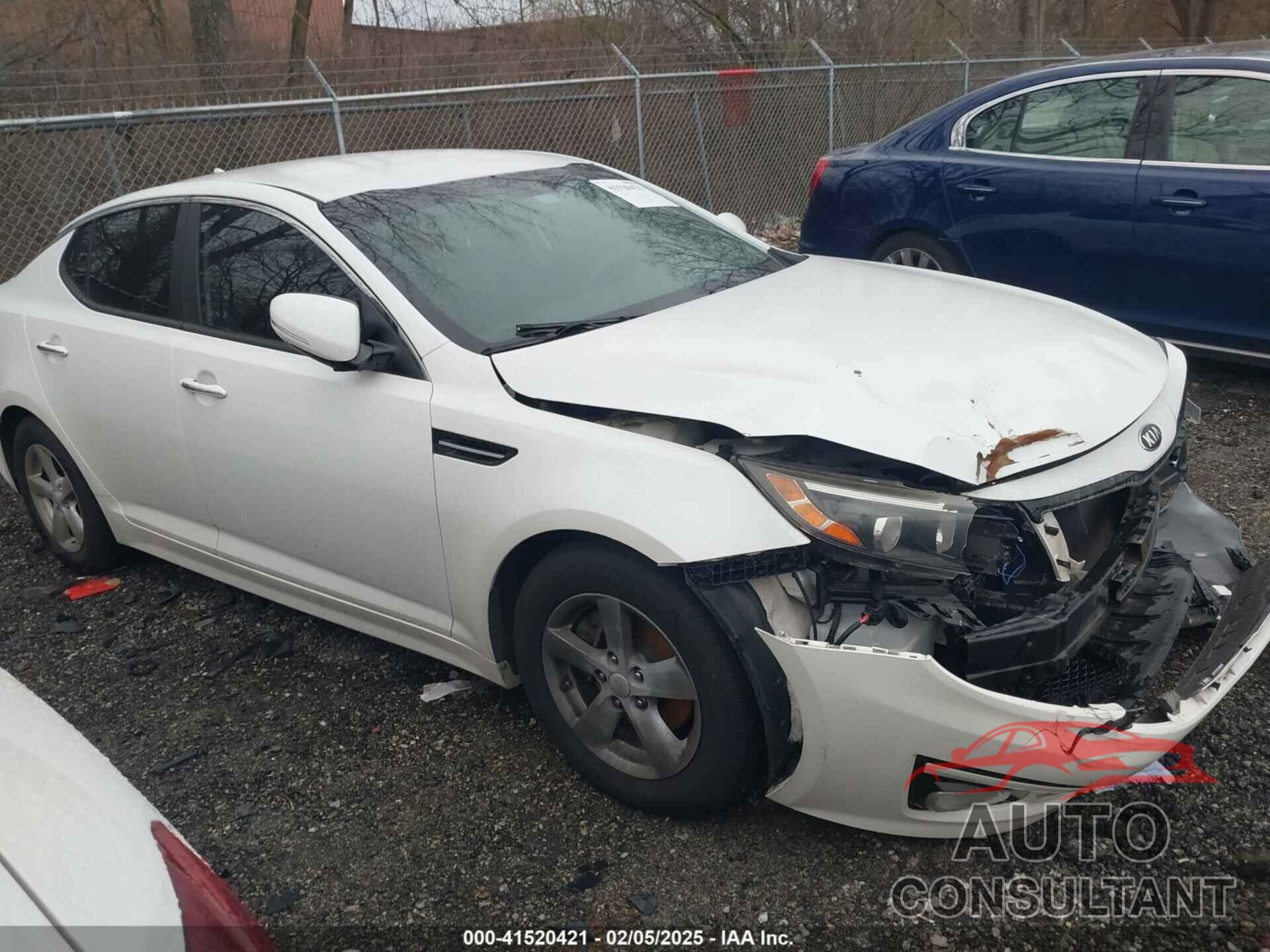 KIA OPTIMA 2015 - KNAGM4A72F5631637