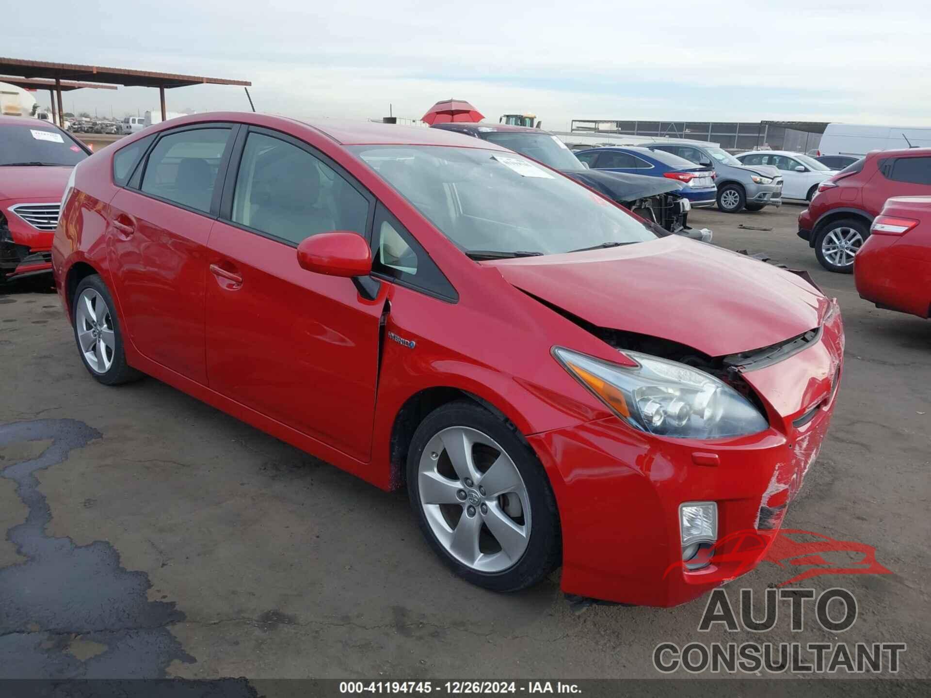 TOYOTA PRIUS 2010 - JTDKN3DU7A0041767