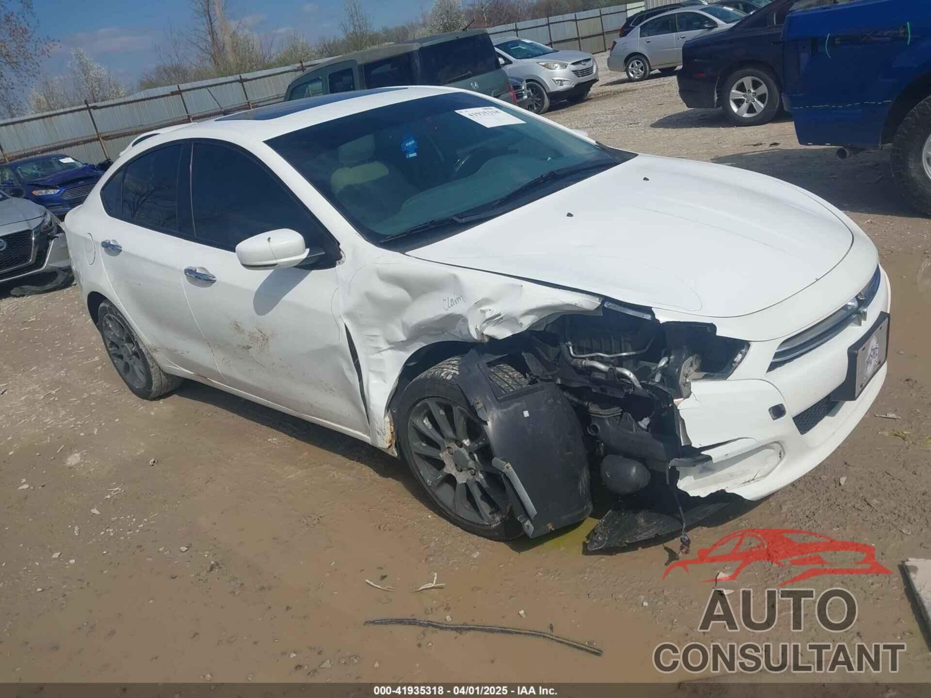 DODGE DART 2013 - 1C3CDFCA4DD123053