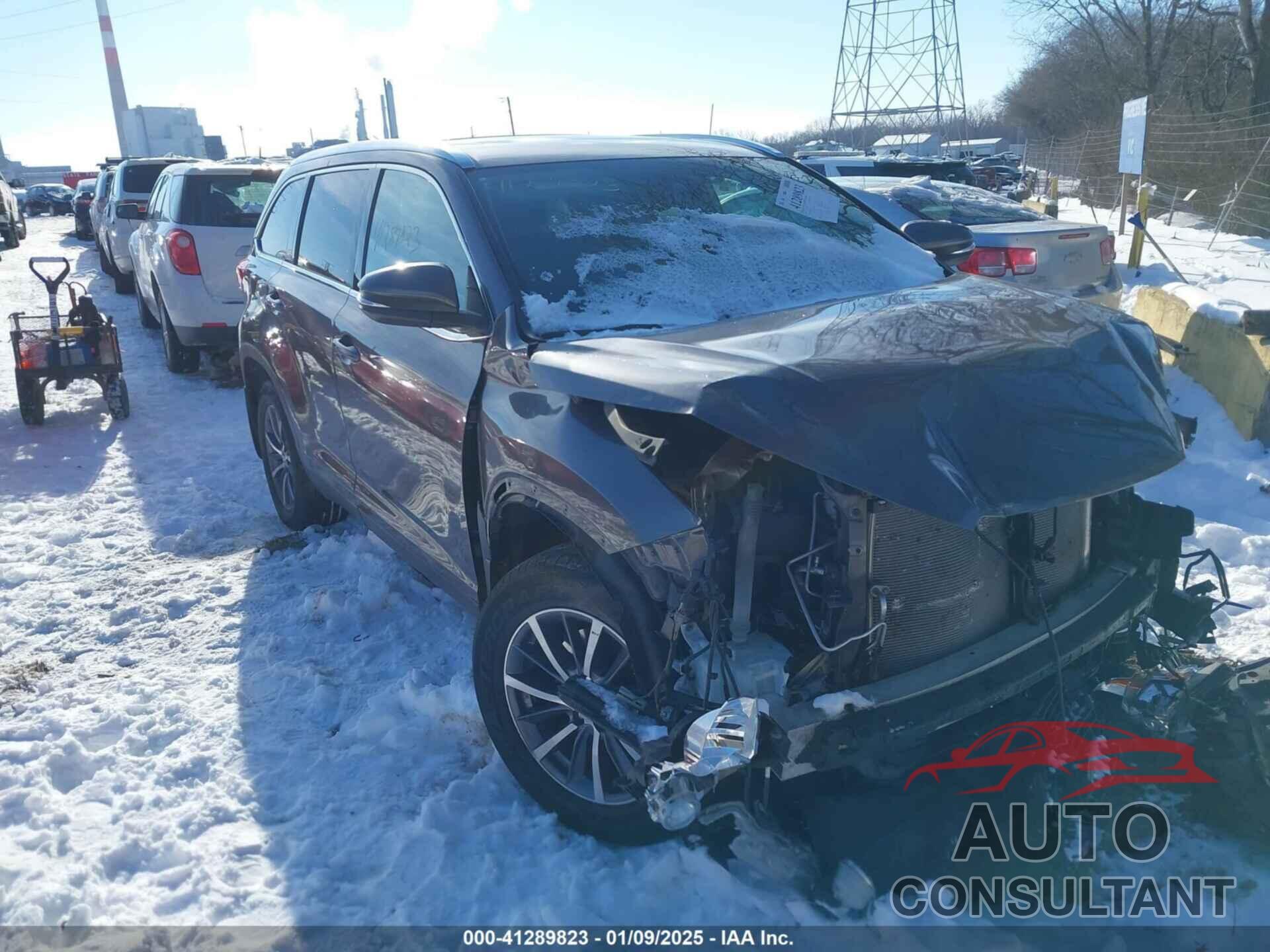 TOYOTA HIGHLANDER 2019 - 5TDJZRFH1KS573517