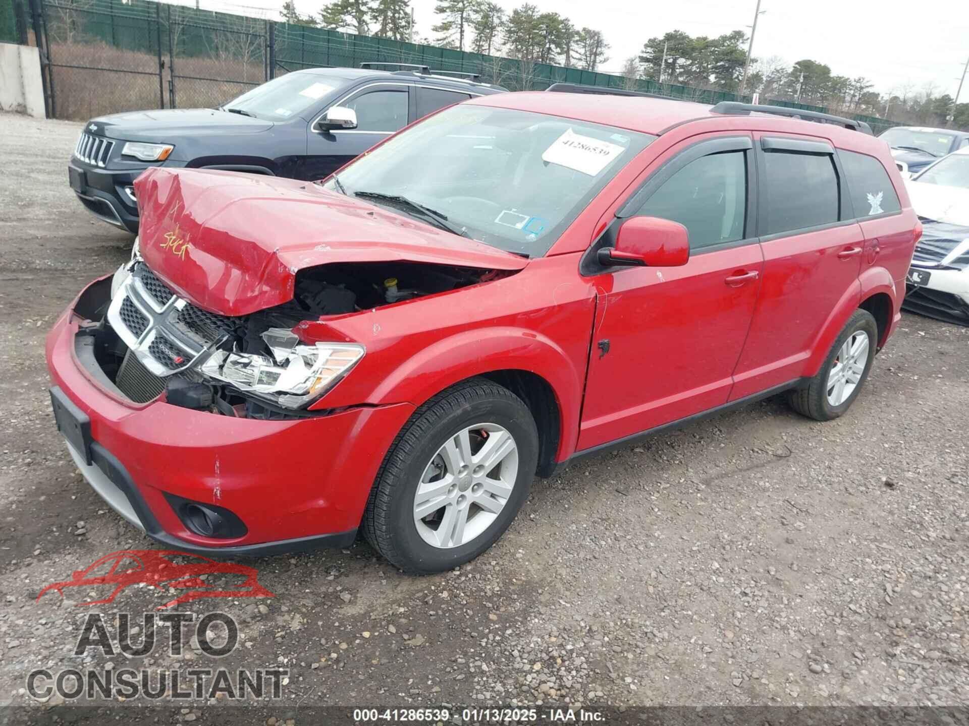 DODGE JOURNEY 2012 - 3C4PDCBB2CT341846