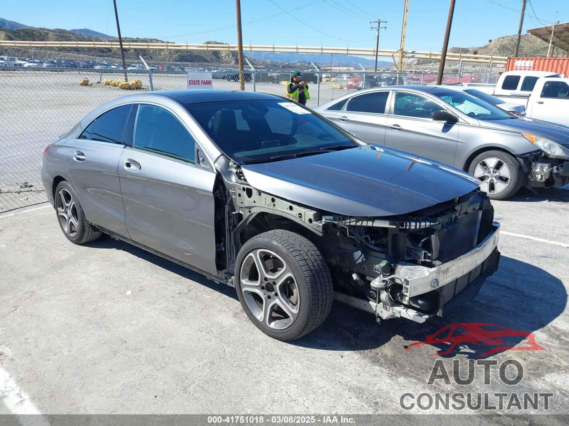 MERCEDES-BENZ CLA 250 2014 - WDDSJ4EB8EN103836