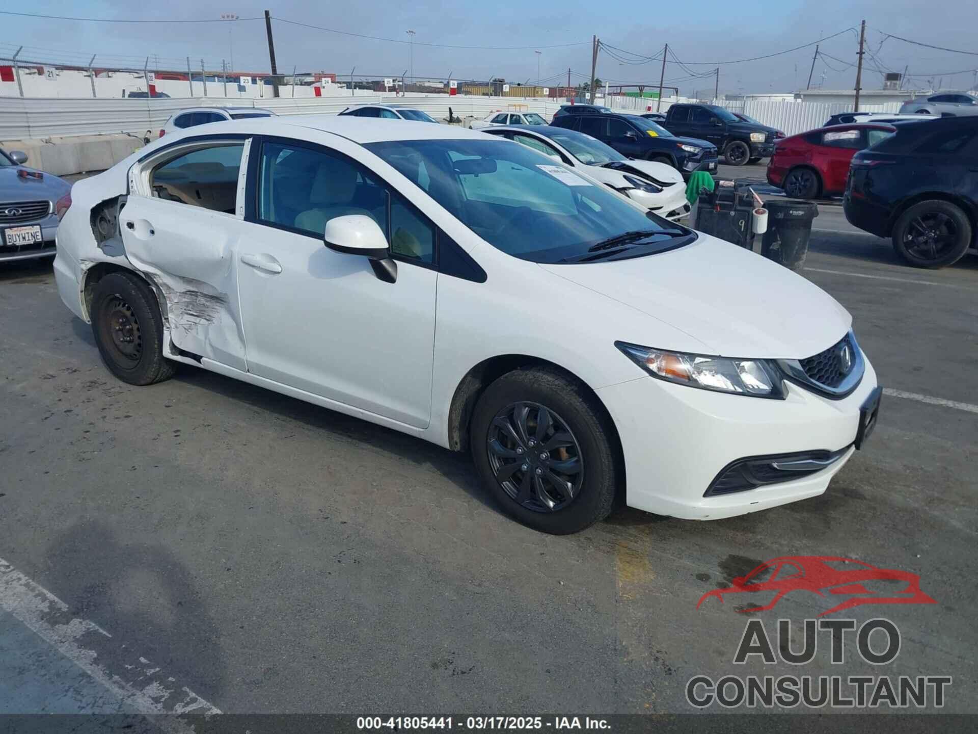 HONDA CIVIC 2013 - 19XFB2F52DE213418