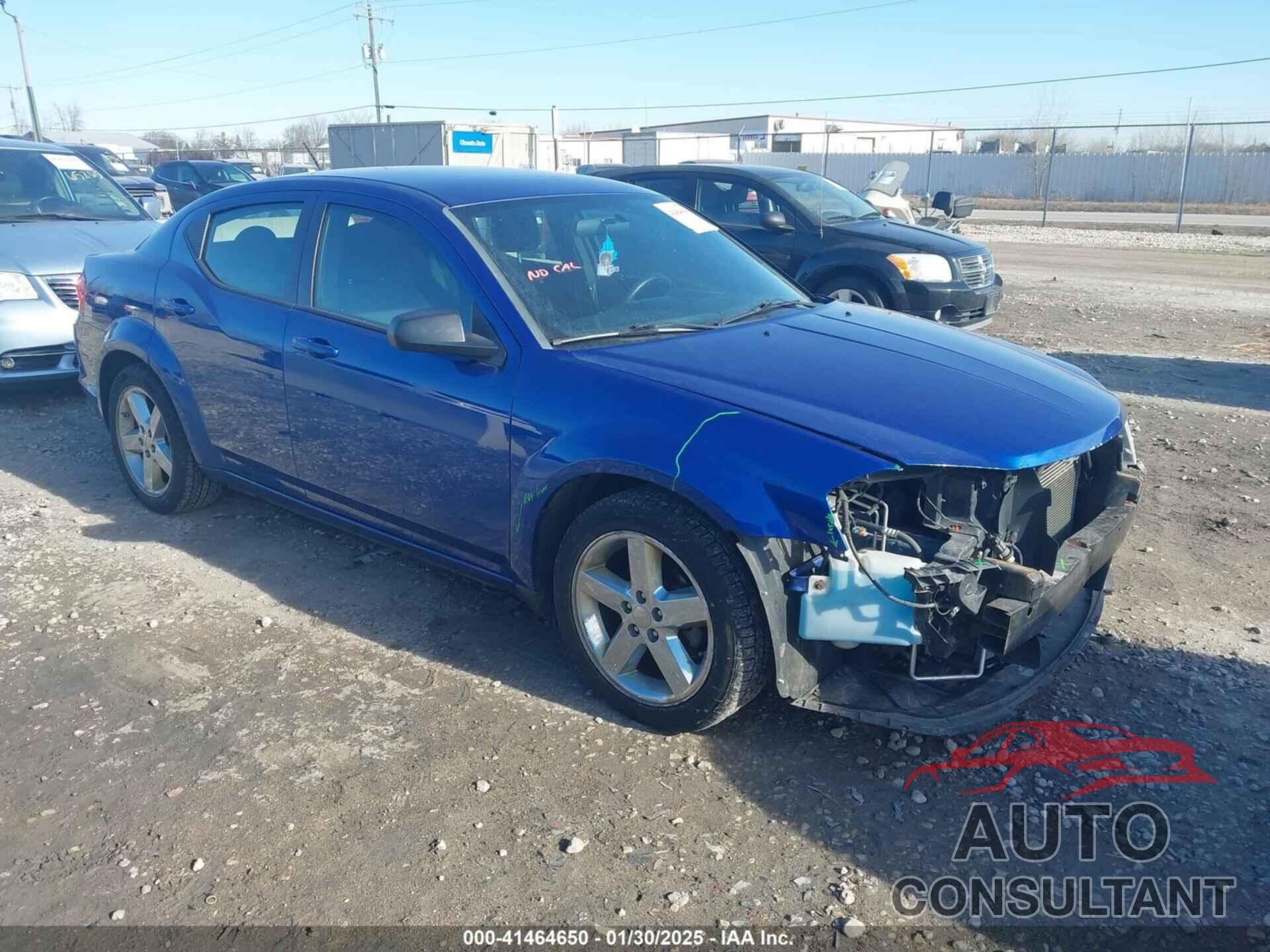 DODGE AVENGER 2013 - 1C3CDZAB3DN541627