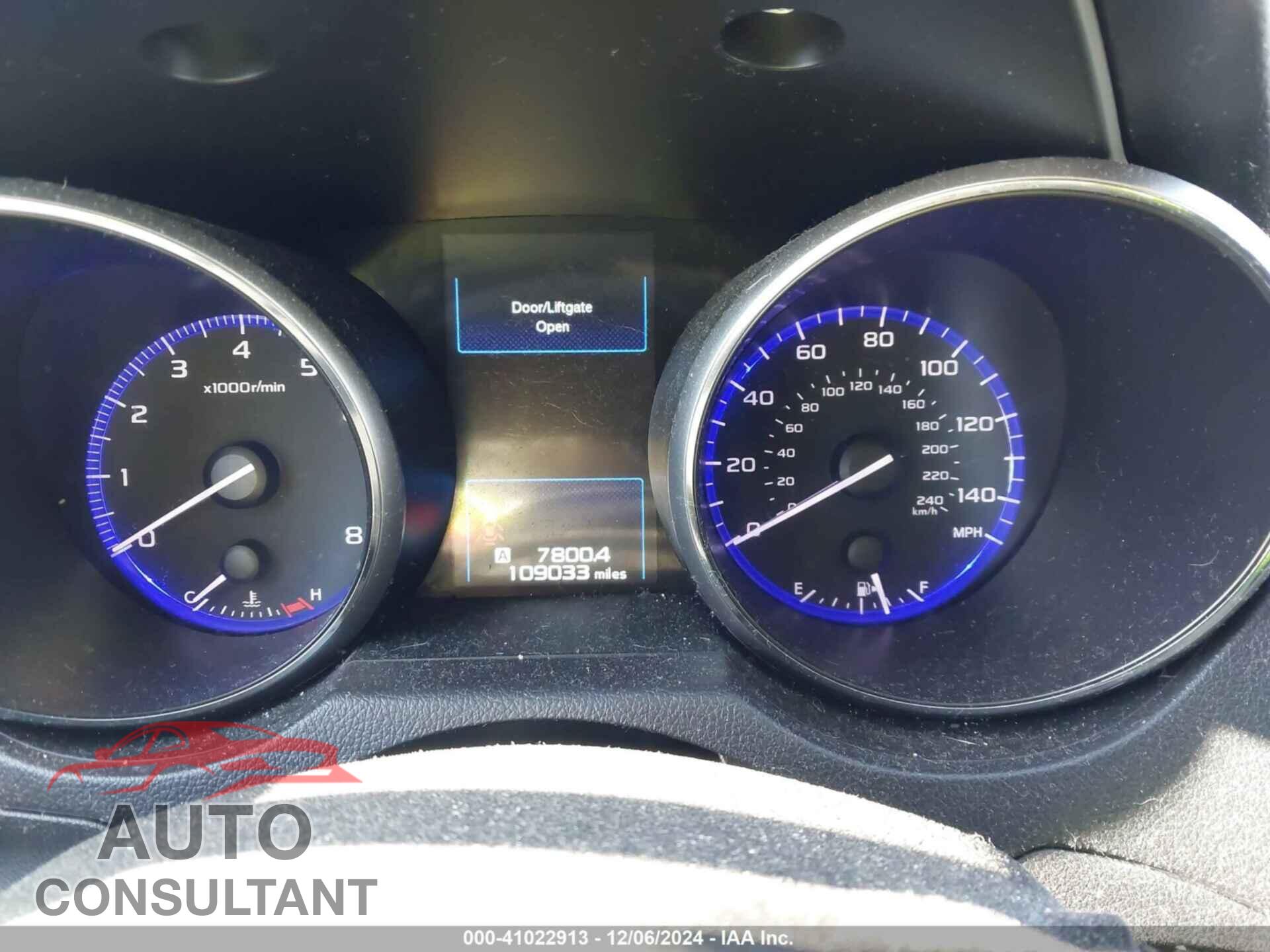 SUBARU OUTBACK 2017 - 4S4BSAFC8H3437633