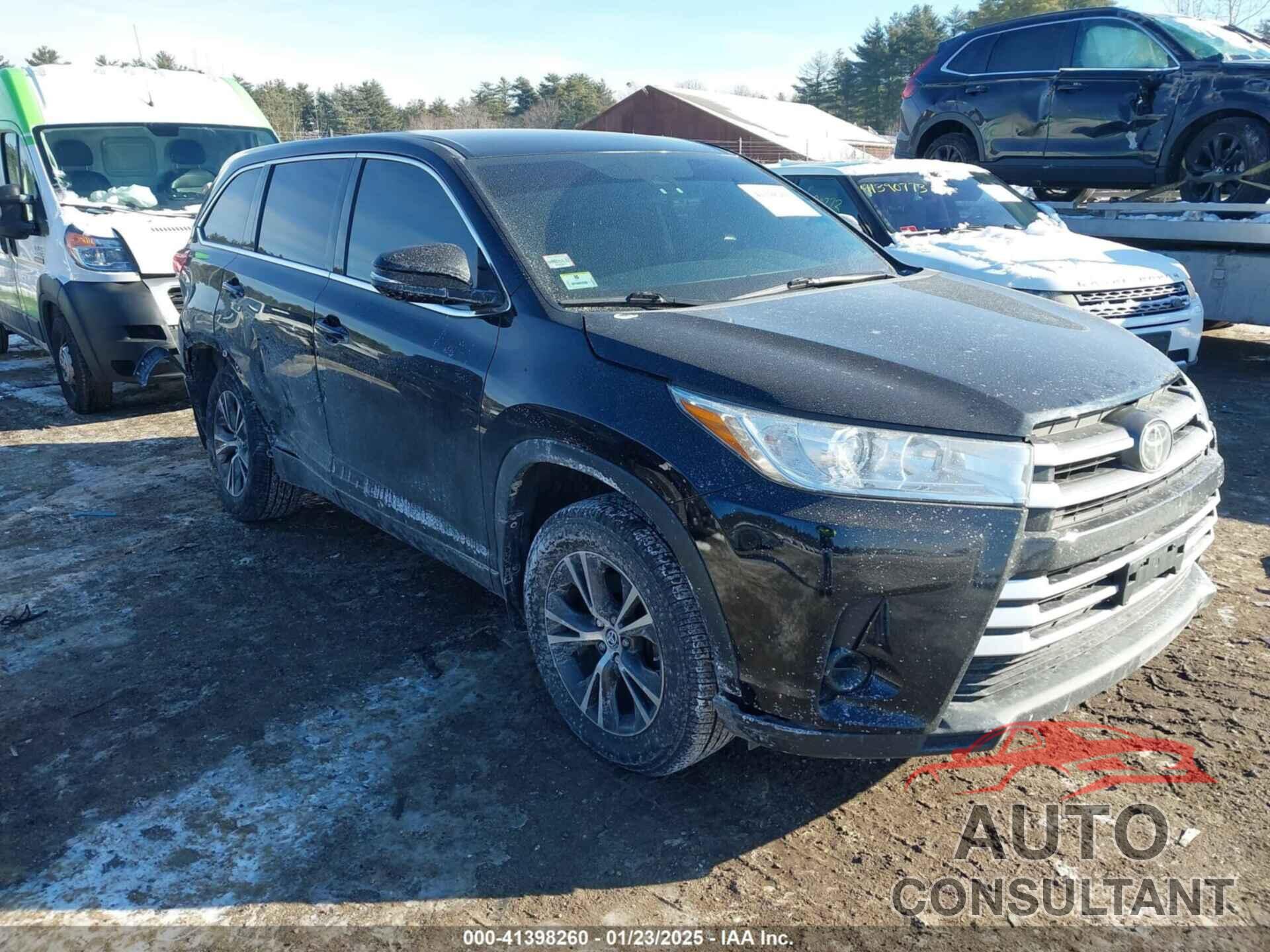 TOYOTA HIGHLANDER 2018 - 5TDBZRFH7JS894125