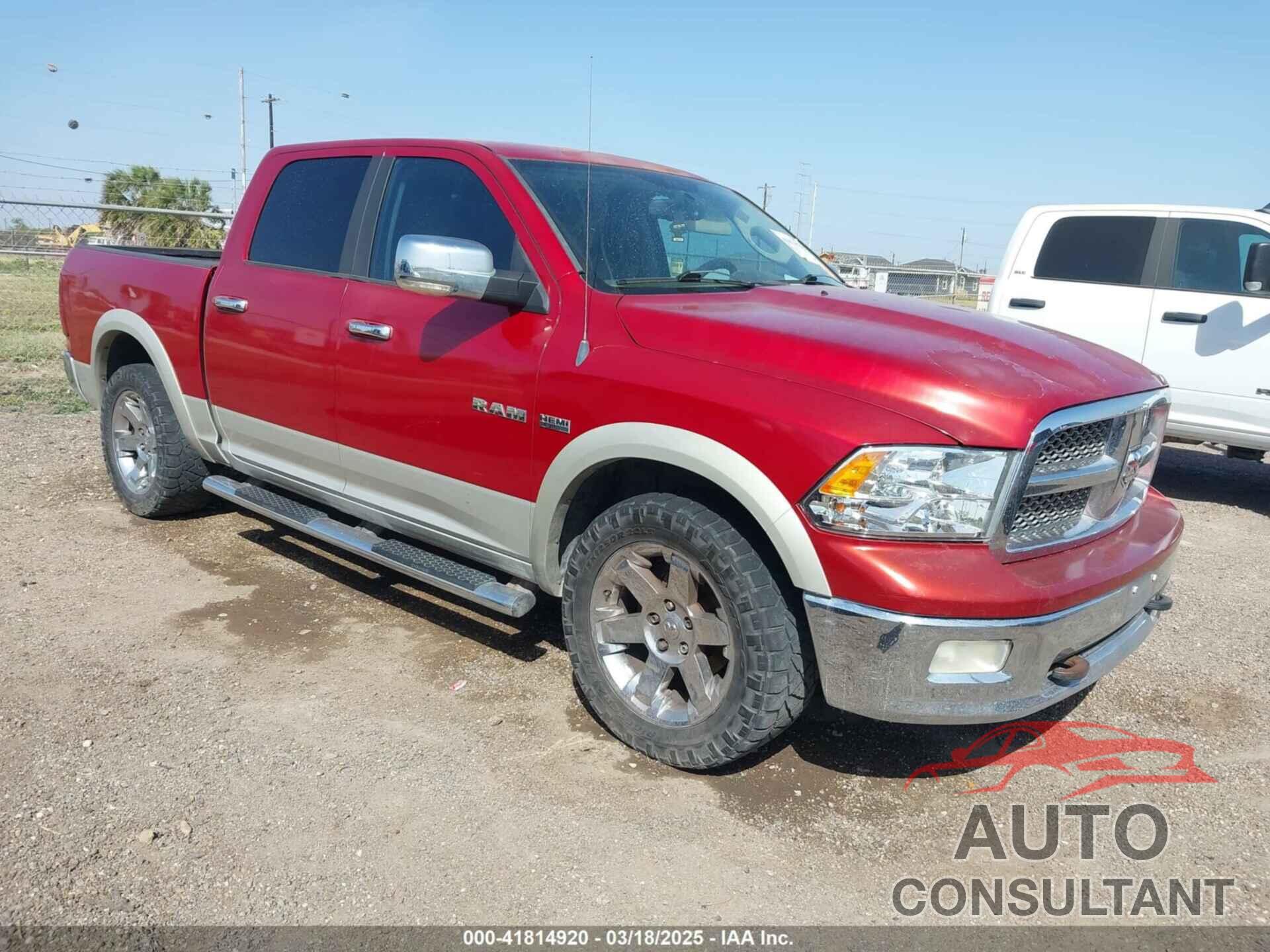 DODGE RAM 1500 2010 - 1D7RV1CT9AS161754