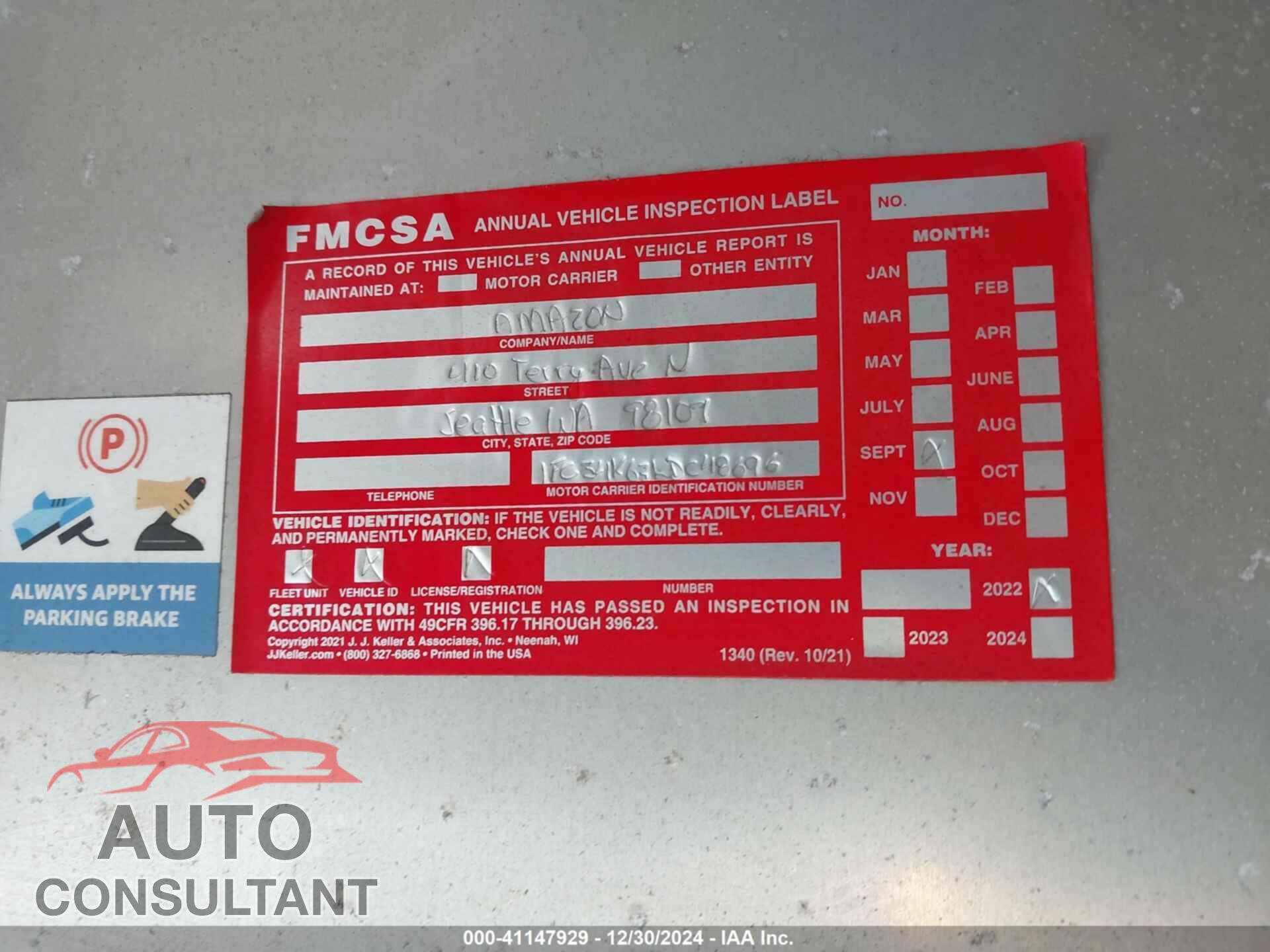 FORD E-450 STRIPPED 2019 - 1FC3E4K63KDC48696
