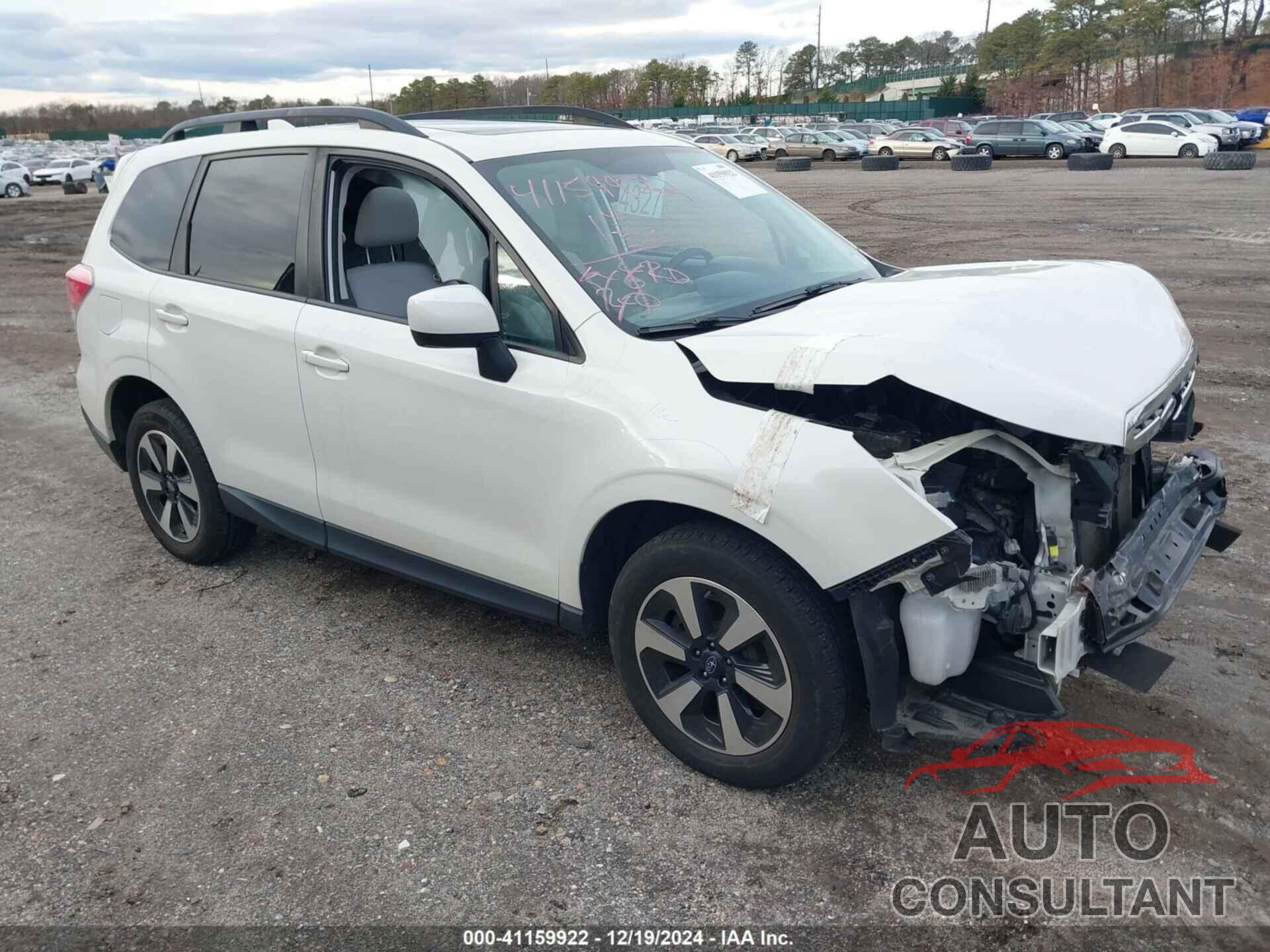 SUBARU FORESTER 2018 - JF2SJAEC0JH605610