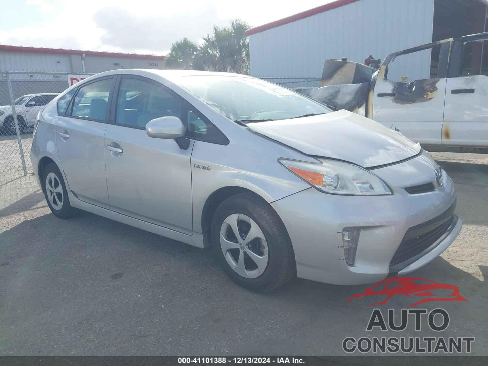 TOYOTA PRIUS 2012 - JTDKN3DU9C5458636