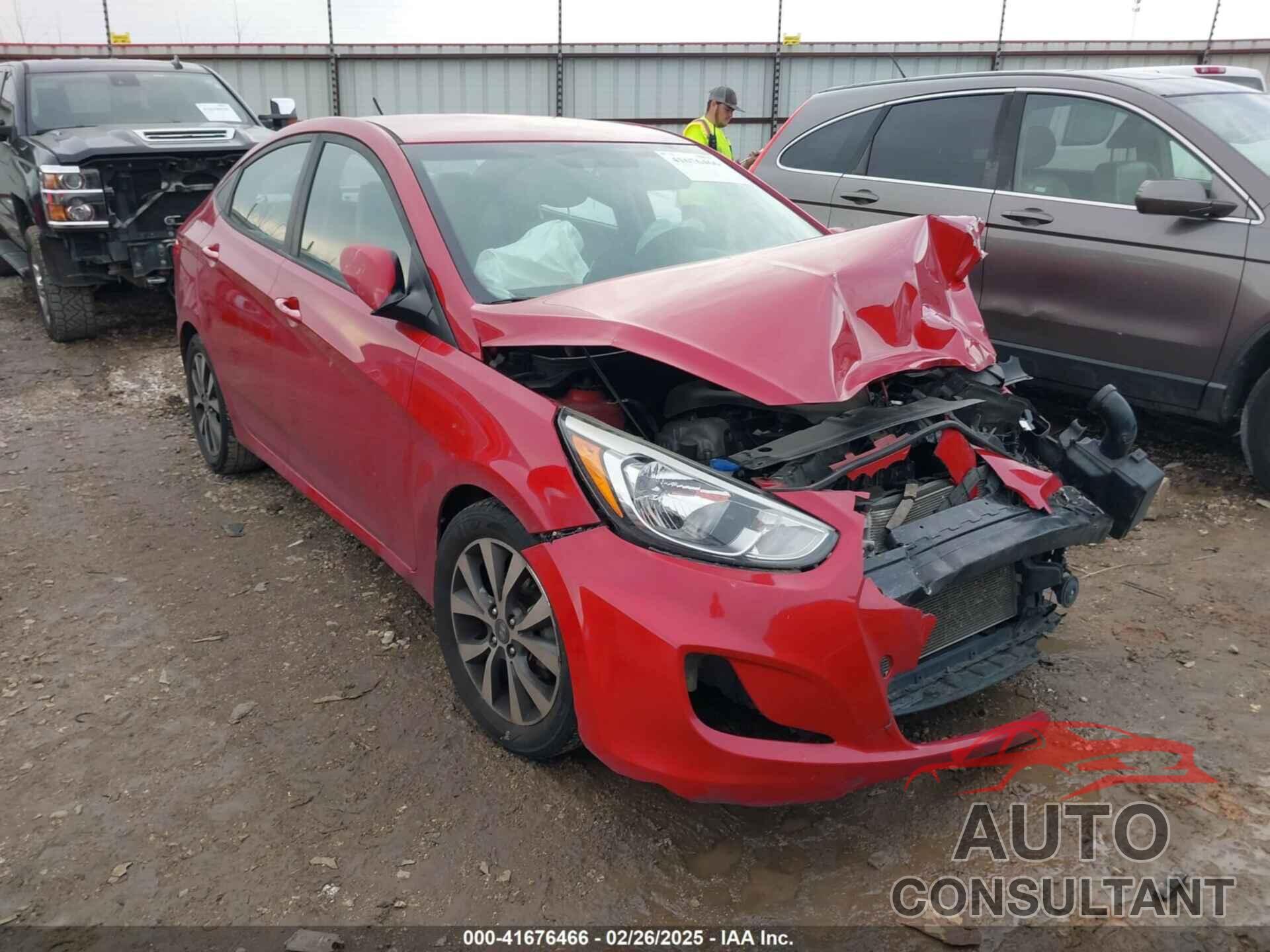 HYUNDAI ACCENT 2017 - KMHCT4AE4HU342234
