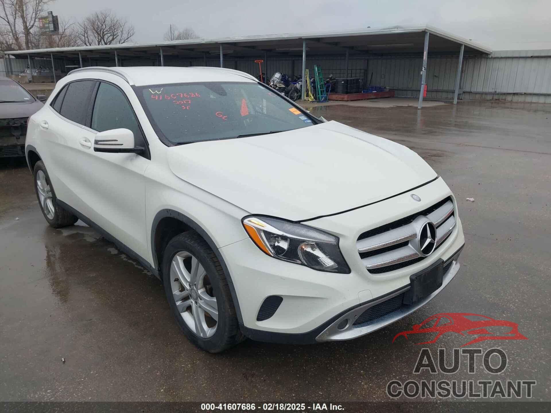 MERCEDES-BENZ GLA 250 2017 - WDCTG4GB2HJ314241
