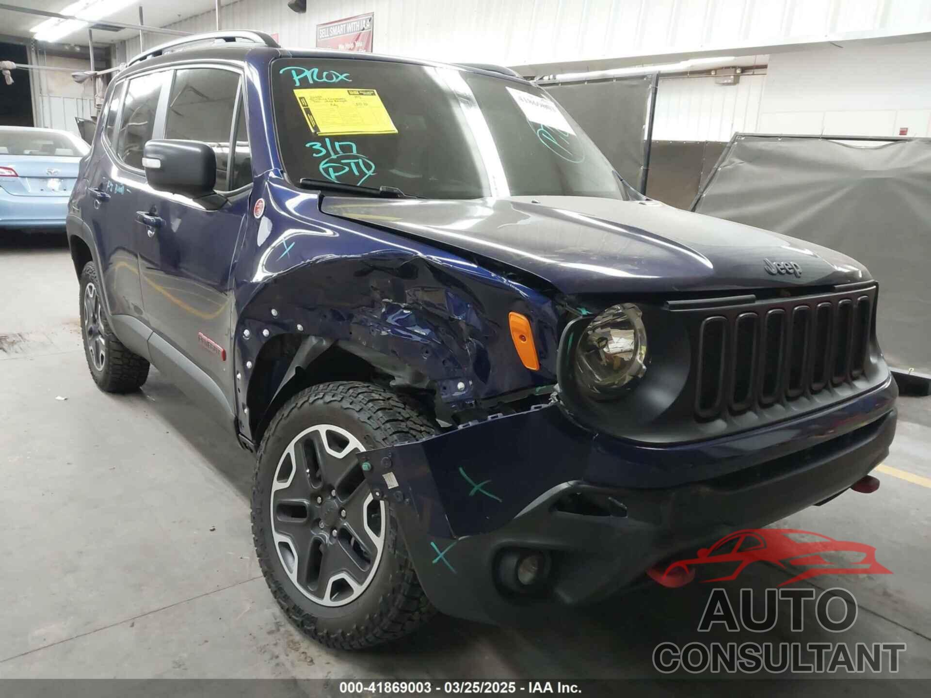JEEP RENEGADE 2016 - ZACCJBCT3GPD43076