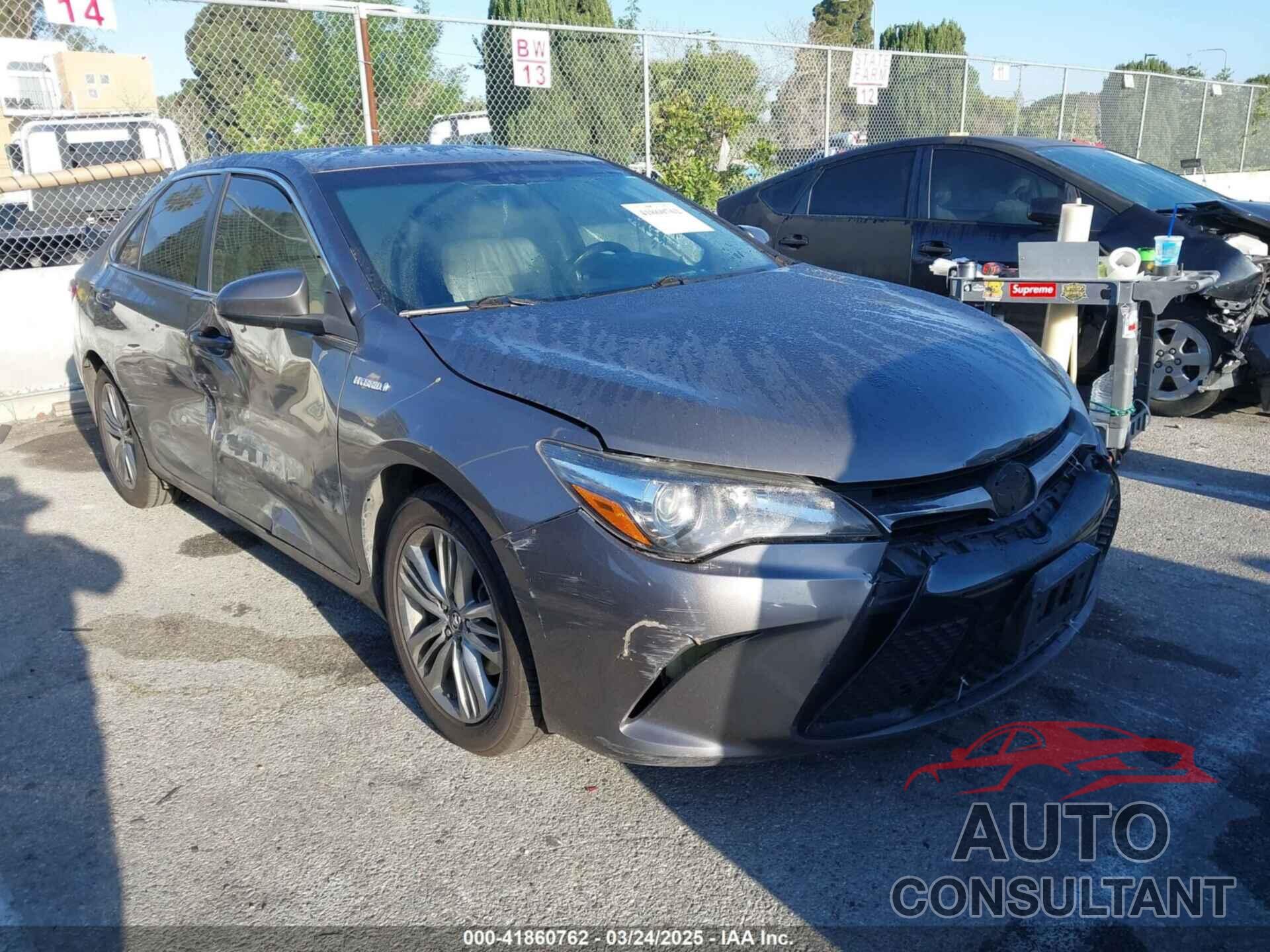 TOYOTA CAMRY HYBRID 2017 - 4T1BD1FK1HU213485