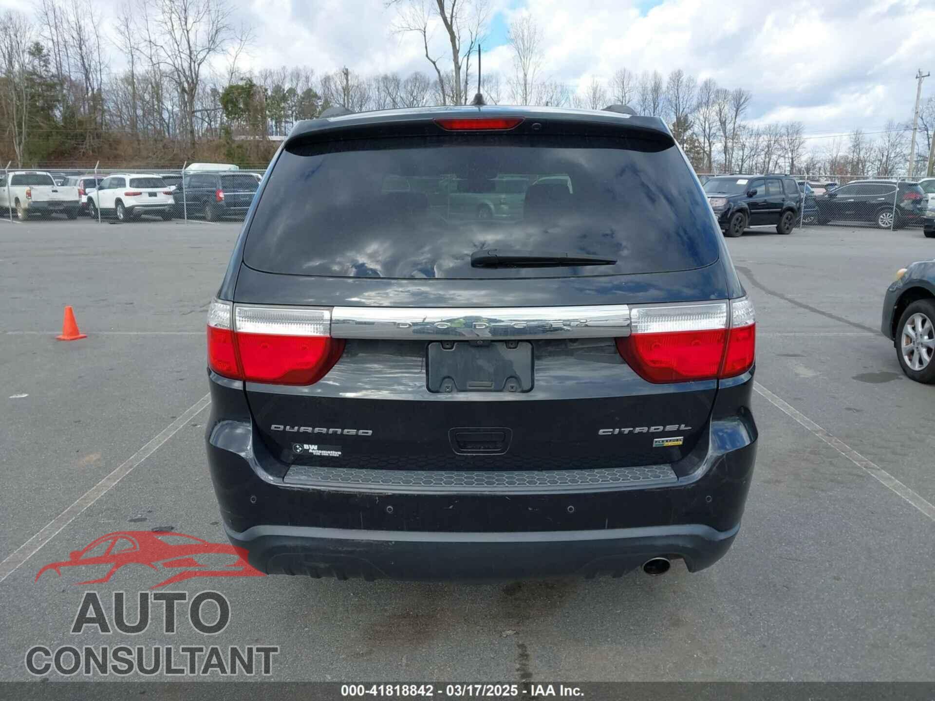 DODGE DURANGO 2013 - 1C4RDHEG8DC608255