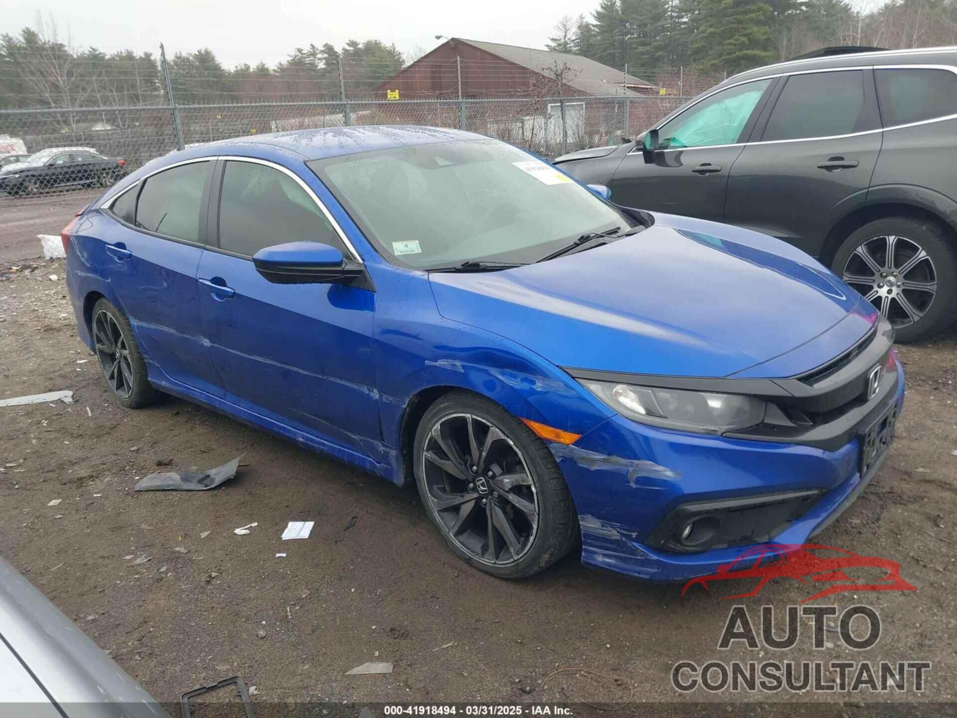 HONDA CIVIC 2019 - 2HGFC2F84KH574773